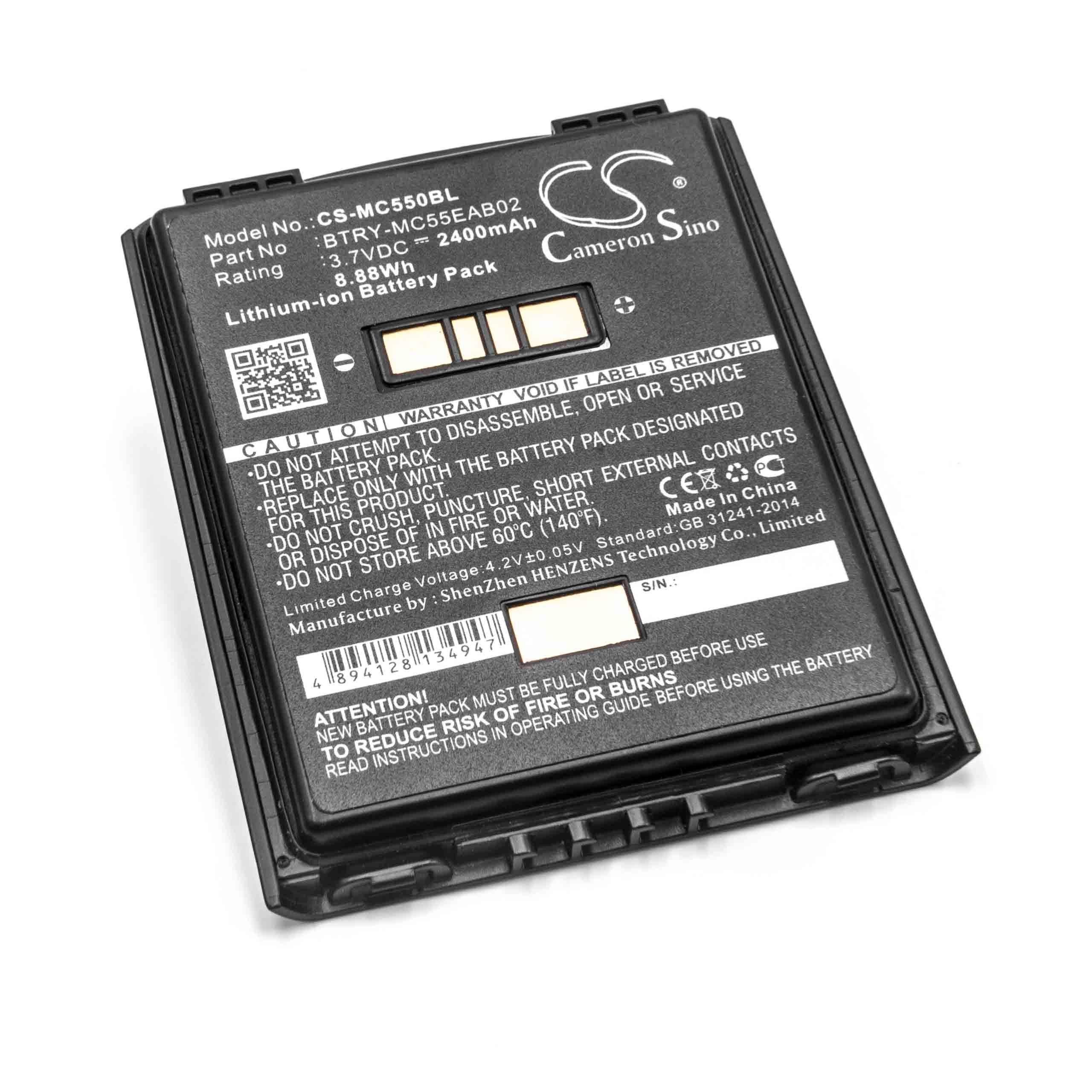 vhbw kompatibel mit Symbol MC67 Tablet-Akku Li-Ion 2400 mAh (3,7 V)