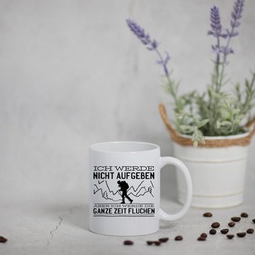 Youth Designz Tasse Nicht Aufgeben Wandern Kaffeetasse Geschenk, Keramik, mit trendigem Print