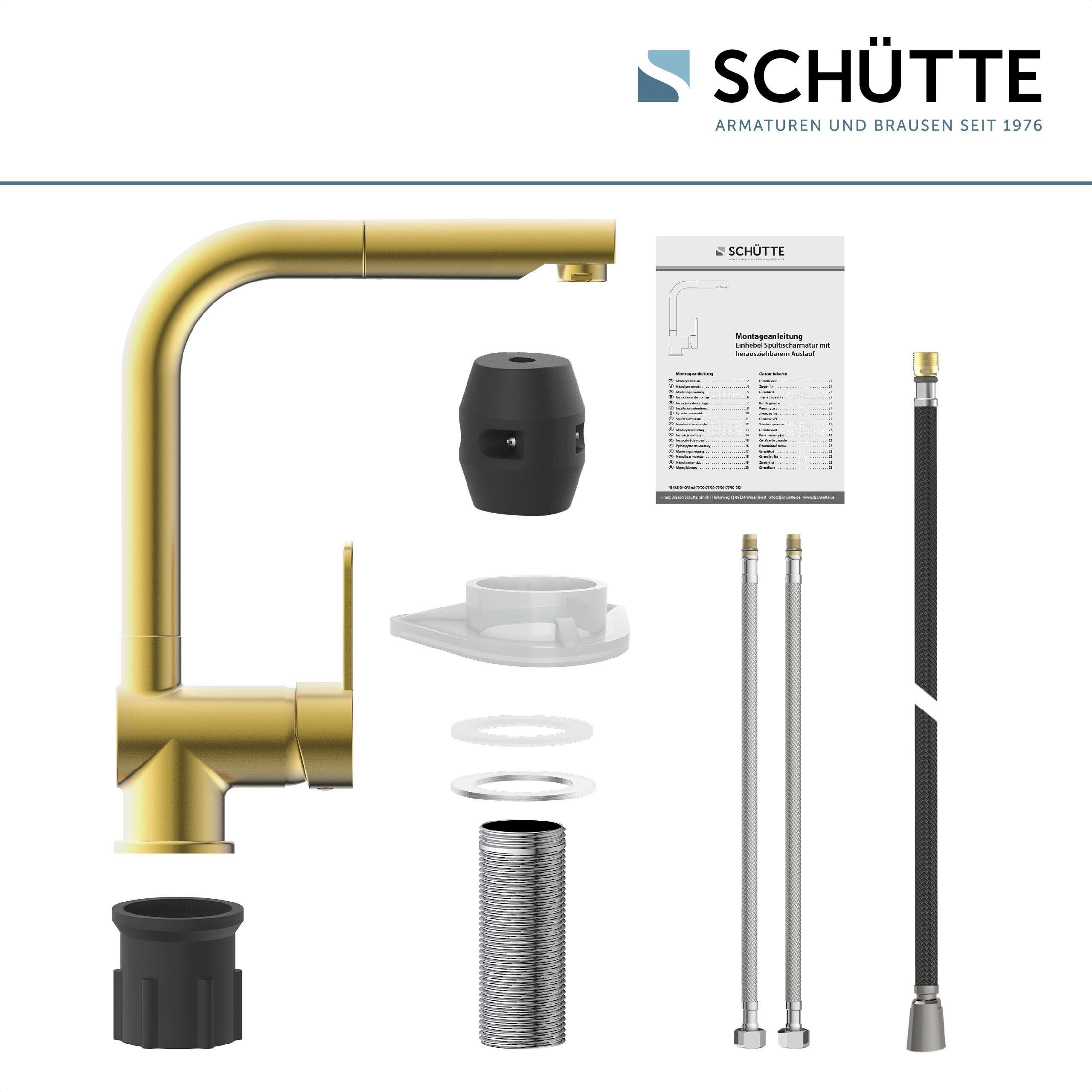 Schütte Spültischarmatur LONDON energiesparende Cold-Start-Funkt., 360° günstig online kaufen