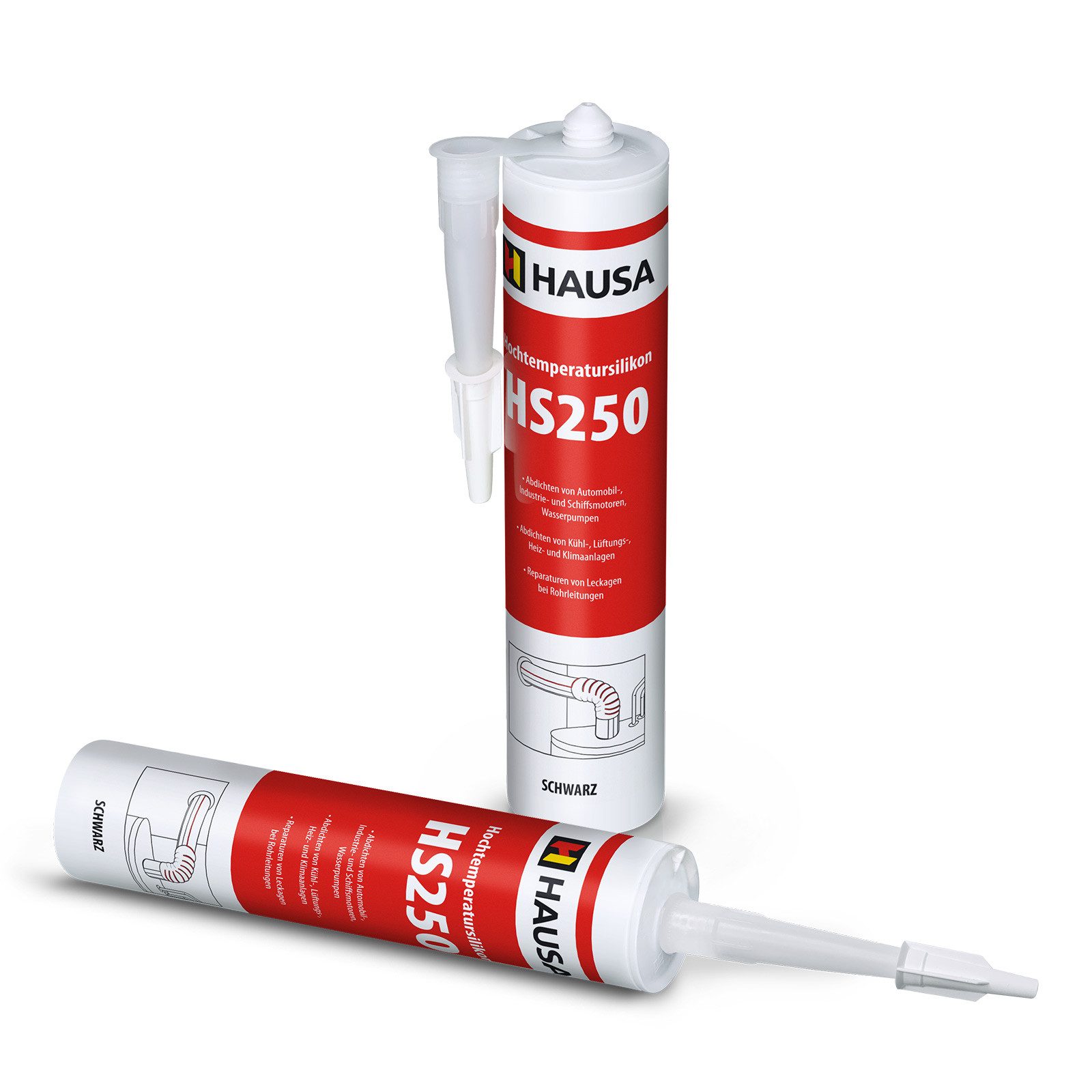 Hausa Silikon, Hochtemperatur-Silikon HS250 rot, (Schnelle günstig online kaufen