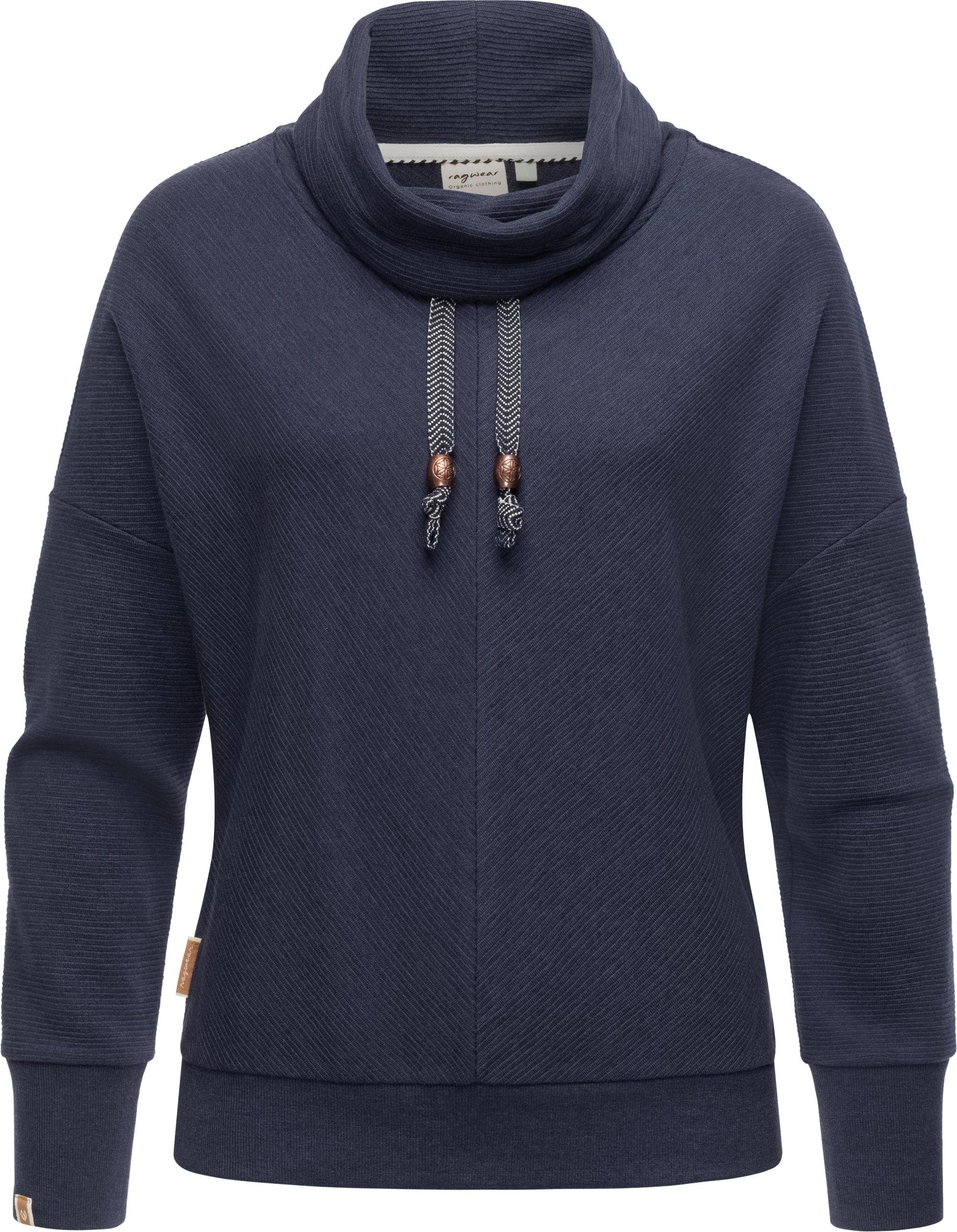 Balancia Moderner Ragwear Oversize-Schnitt Sweater angesagtem Damen Hoodie Organic in navy