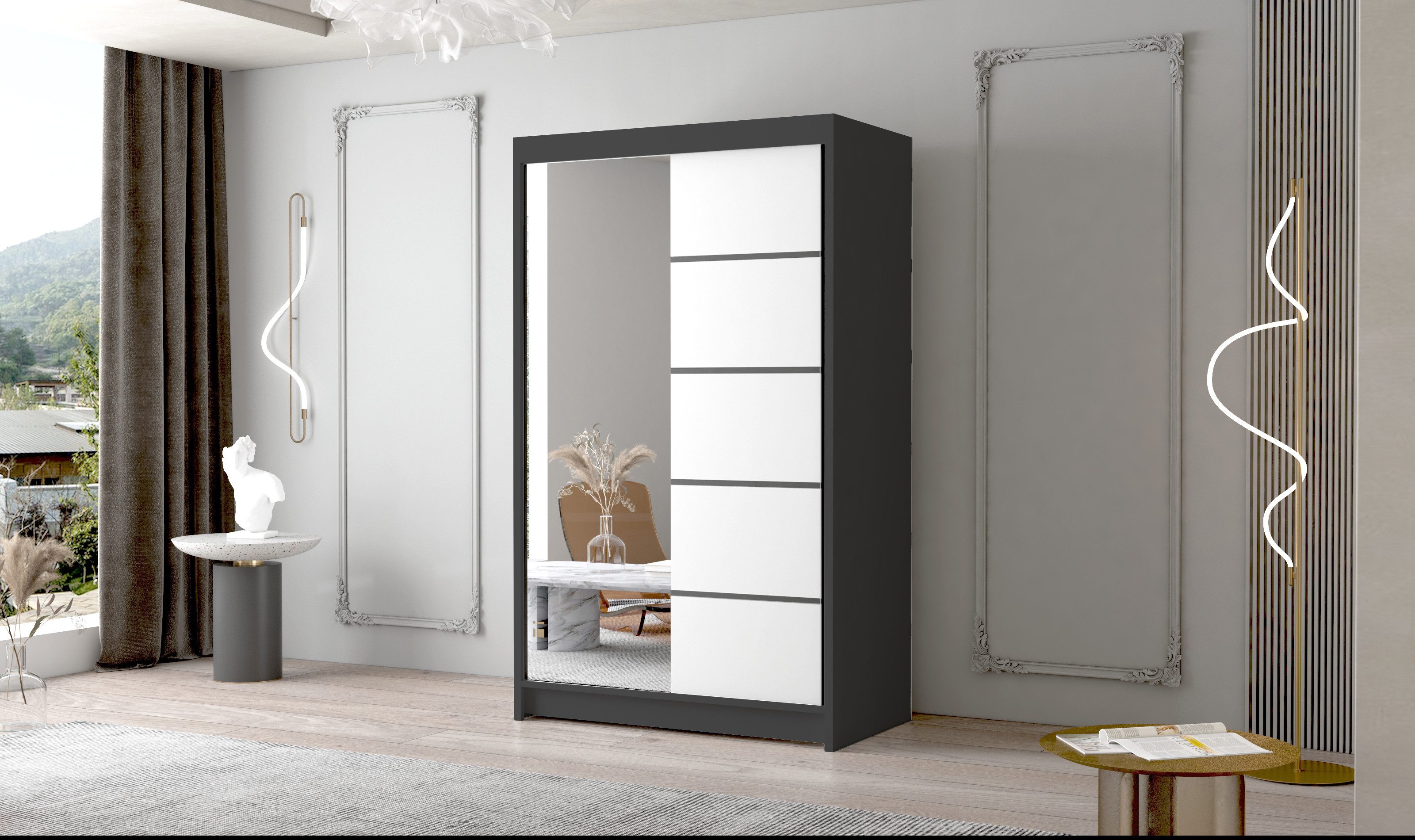 Sofnet Kleiderschrank Letto III (mit Spiegel, günstig online kaufen