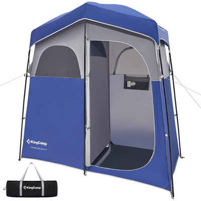 KingCamp Gerätezelt Duschzelt Marasusa II Camping, Umkleidezelt WC Toiletten Zelt 2 Personen