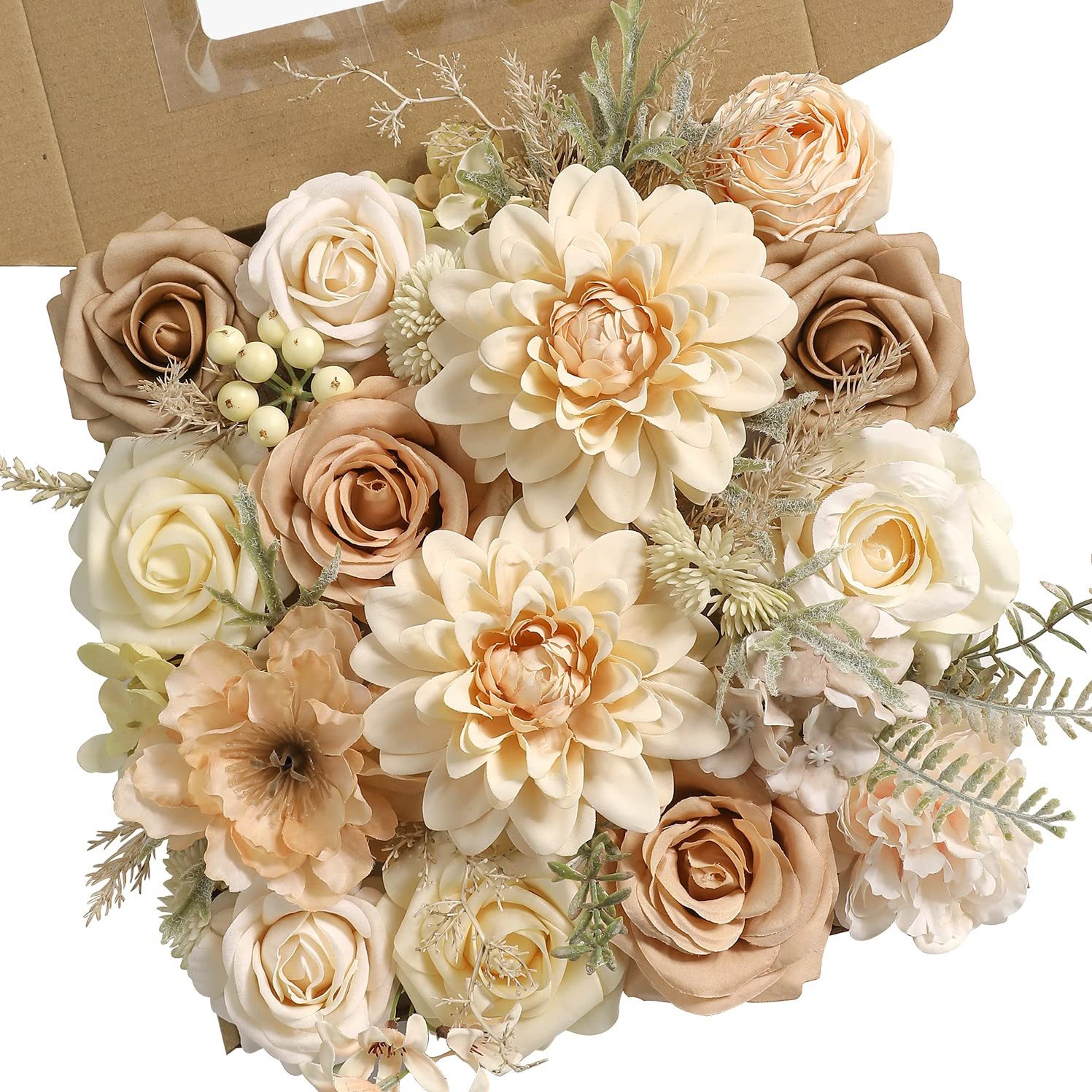Kunstblumenstrauß Kunstblumenstrauß Künstliche Blumen Kombi-Box-Set SeidenR günstig online kaufen