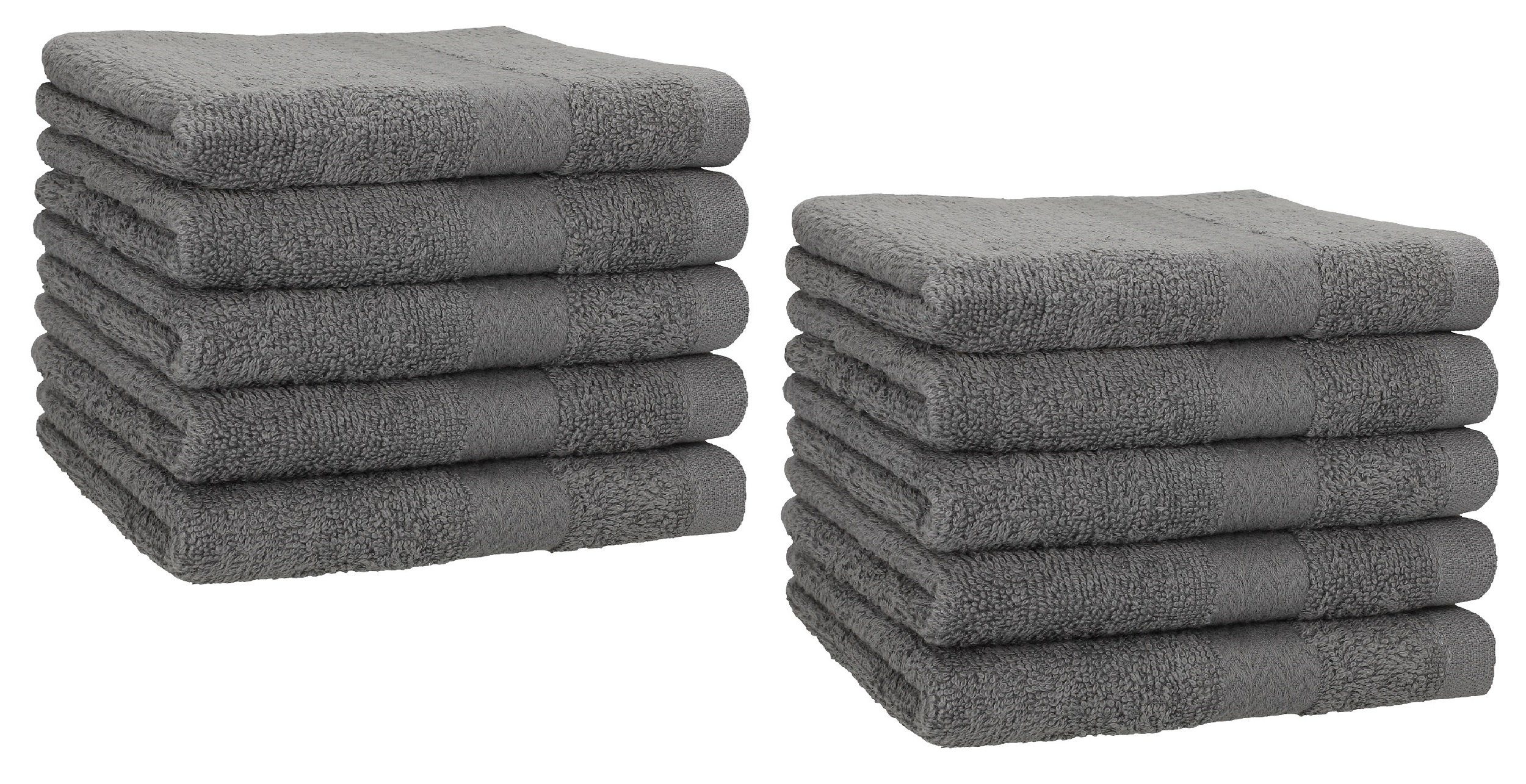 Betz Gästehandtücher 10 tlg. Gästehandtücher-Set PREMIUM 100 % Baumwolle 30x50cm, 100% Baumwolle (10-St)