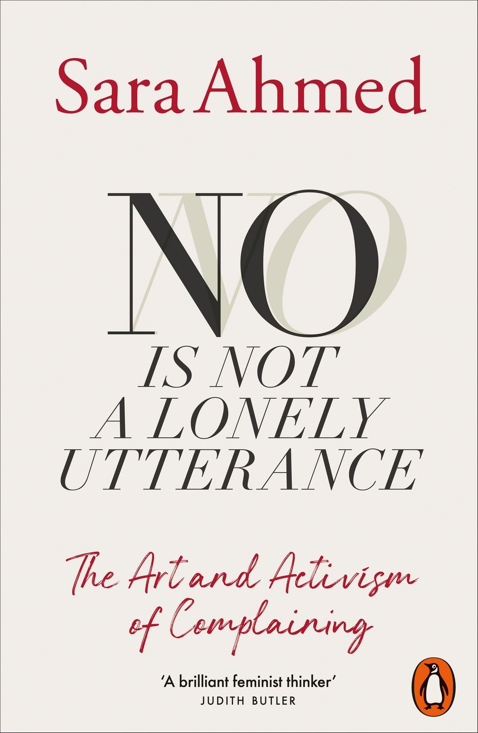 No Is Not a Lonely Utterance / Sara Ahmed