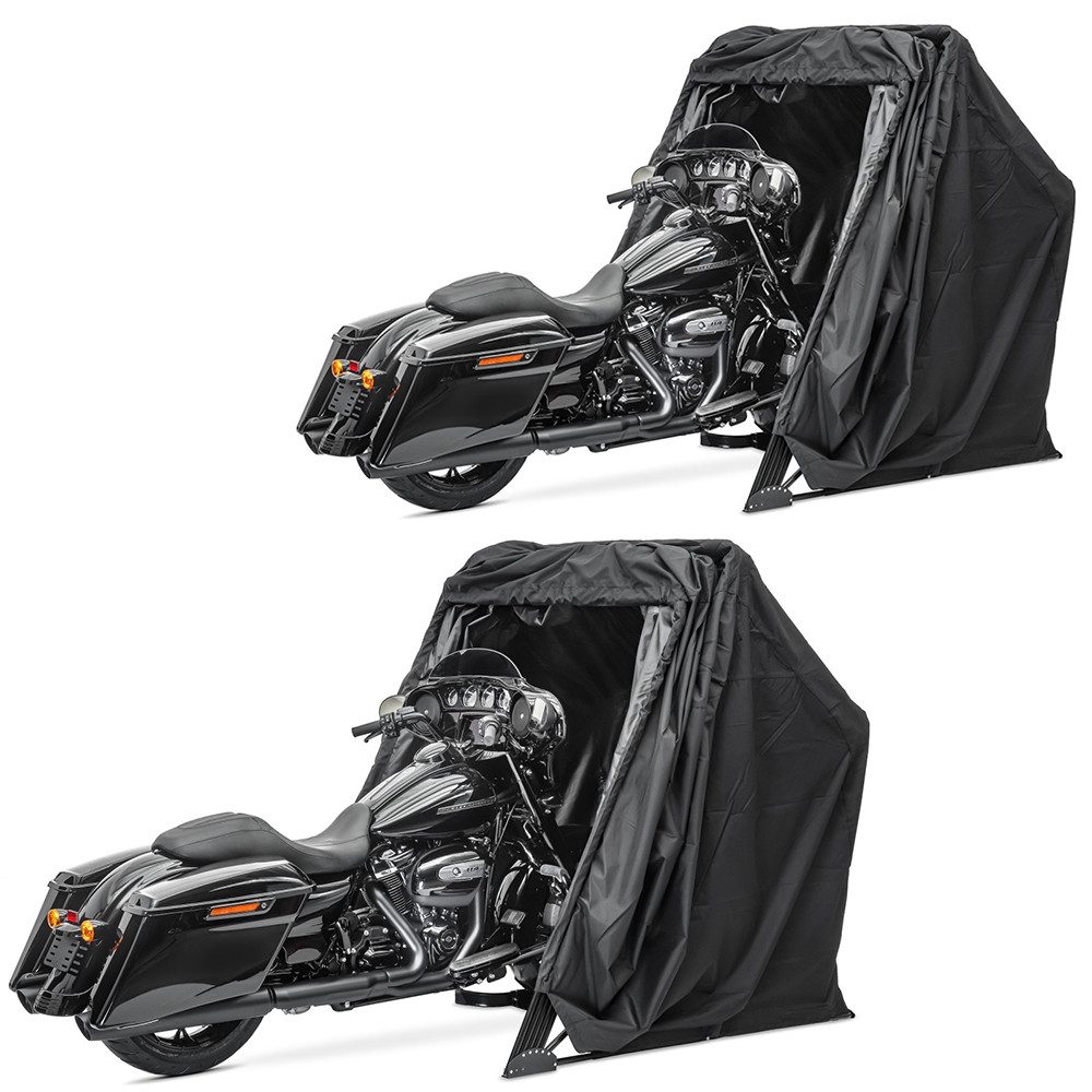 Motoguard Pavillon Set 2x Motorrad Zeltgarage Universal Faltgarage Motorradgarage Motogua