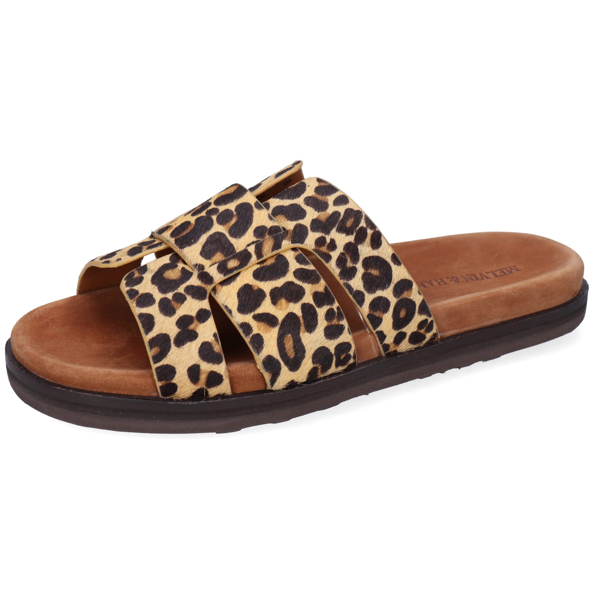 Melvin & Hamilton Siri 8 Leder-Pantoletten für Damen Pantolette Flache Absätze, Echtes Leder