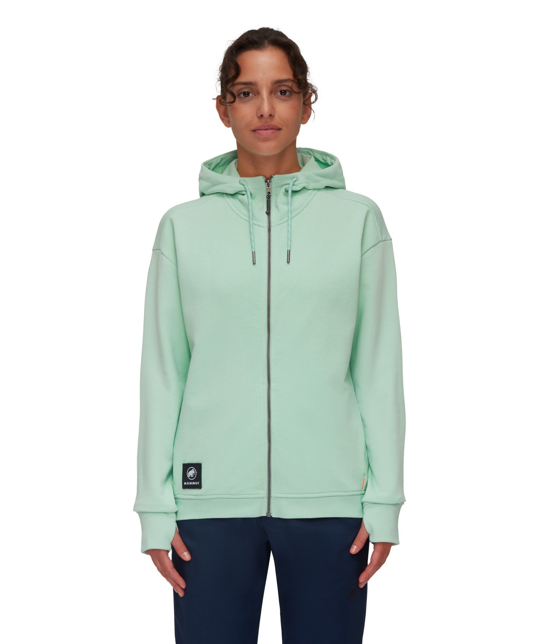 neo Women ML Hooded Mammut Fleecejacke Jacket mint Mammut