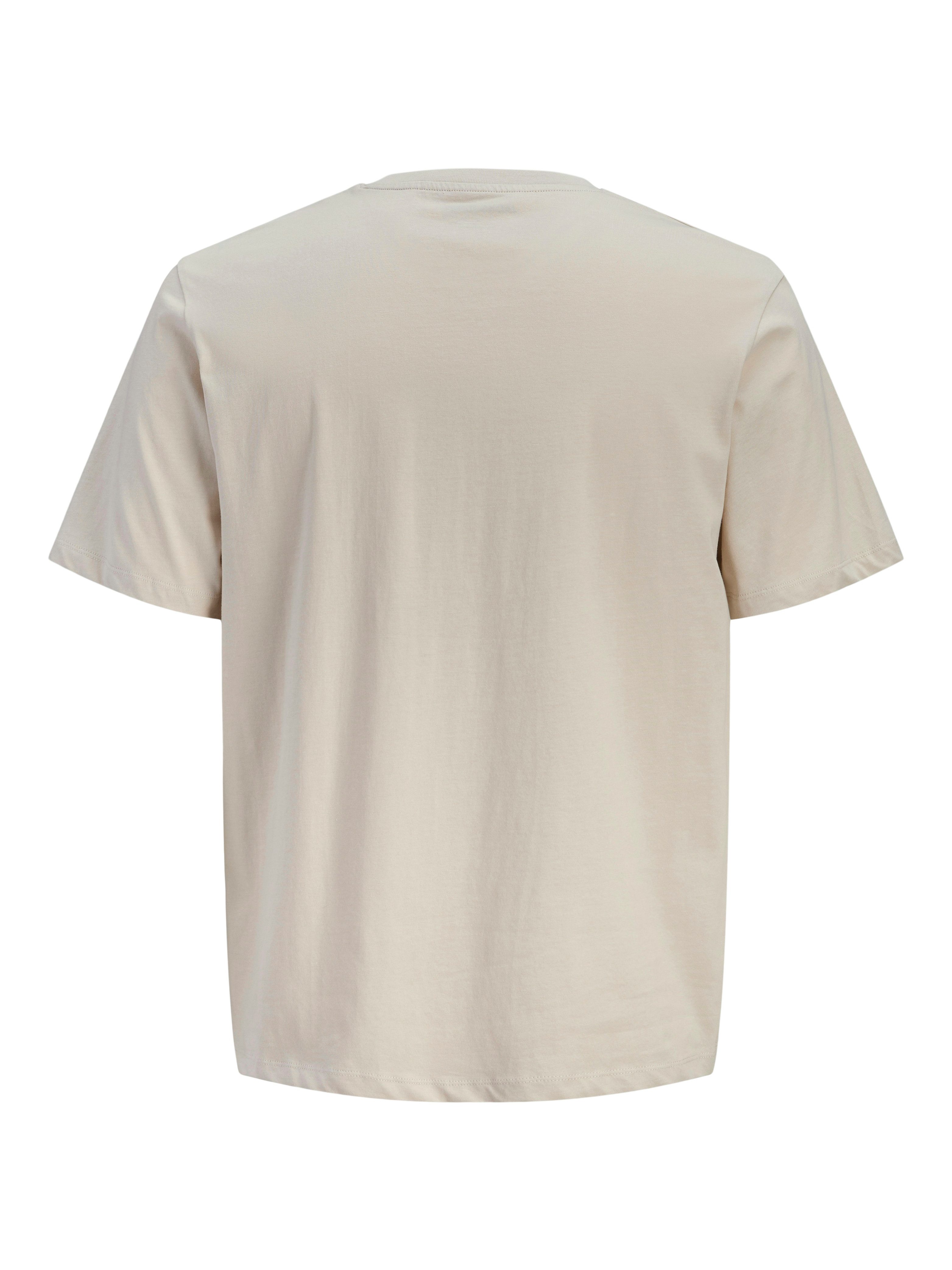 Jack & Jones Rundhalsshirt JJHONOLULU SHAPE TEE SS CREW NECK Baumwolle, regular fit