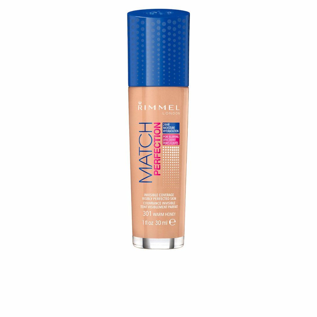 Rimmel London Foundation Rimmel Match Perfection Foundation 301 Warm Honey