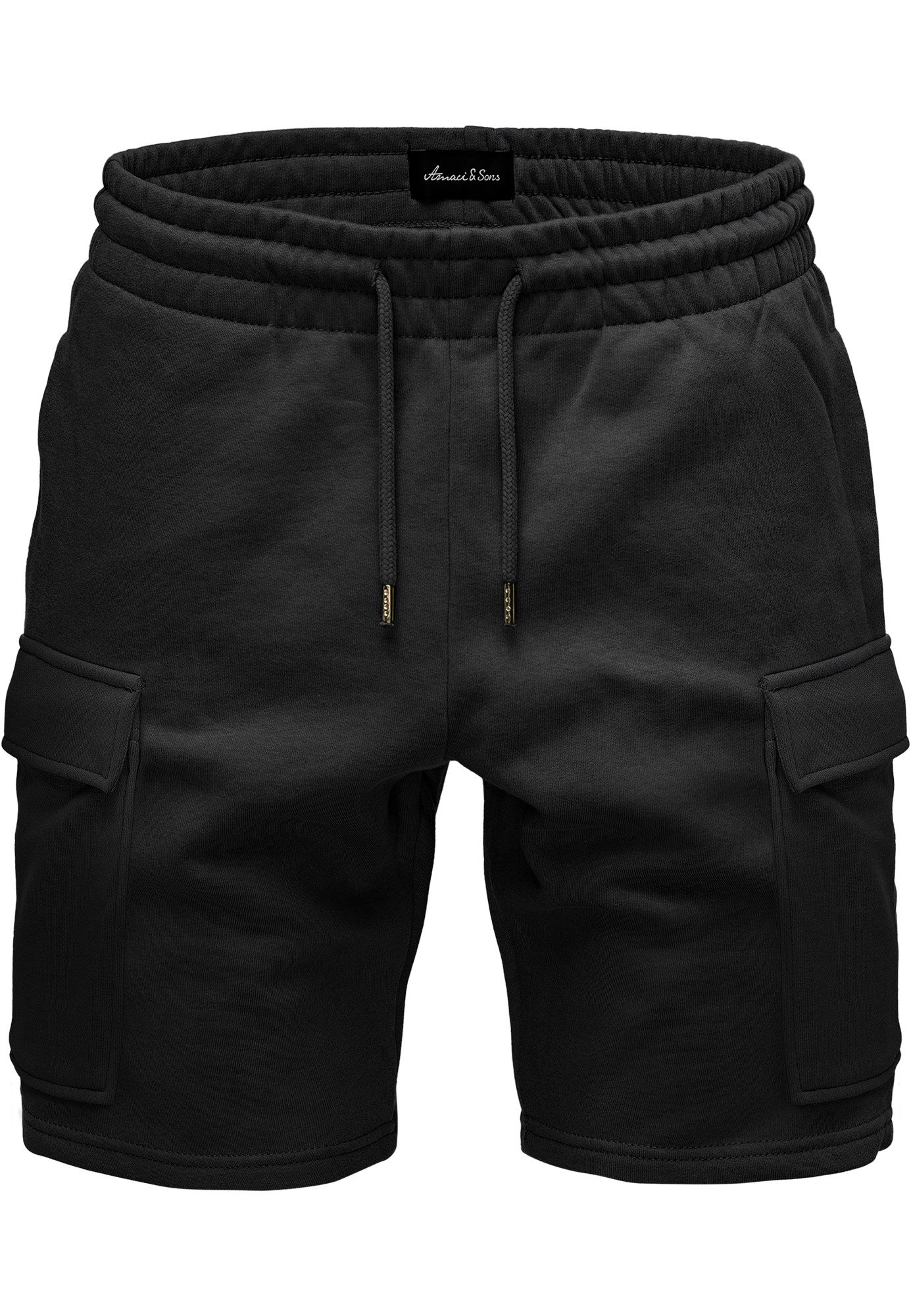 Amaci&Sons Cargoshorts CLERMONT Cargoshorts Herren Bermuda Sweat Cargo Shor günstig online kaufen