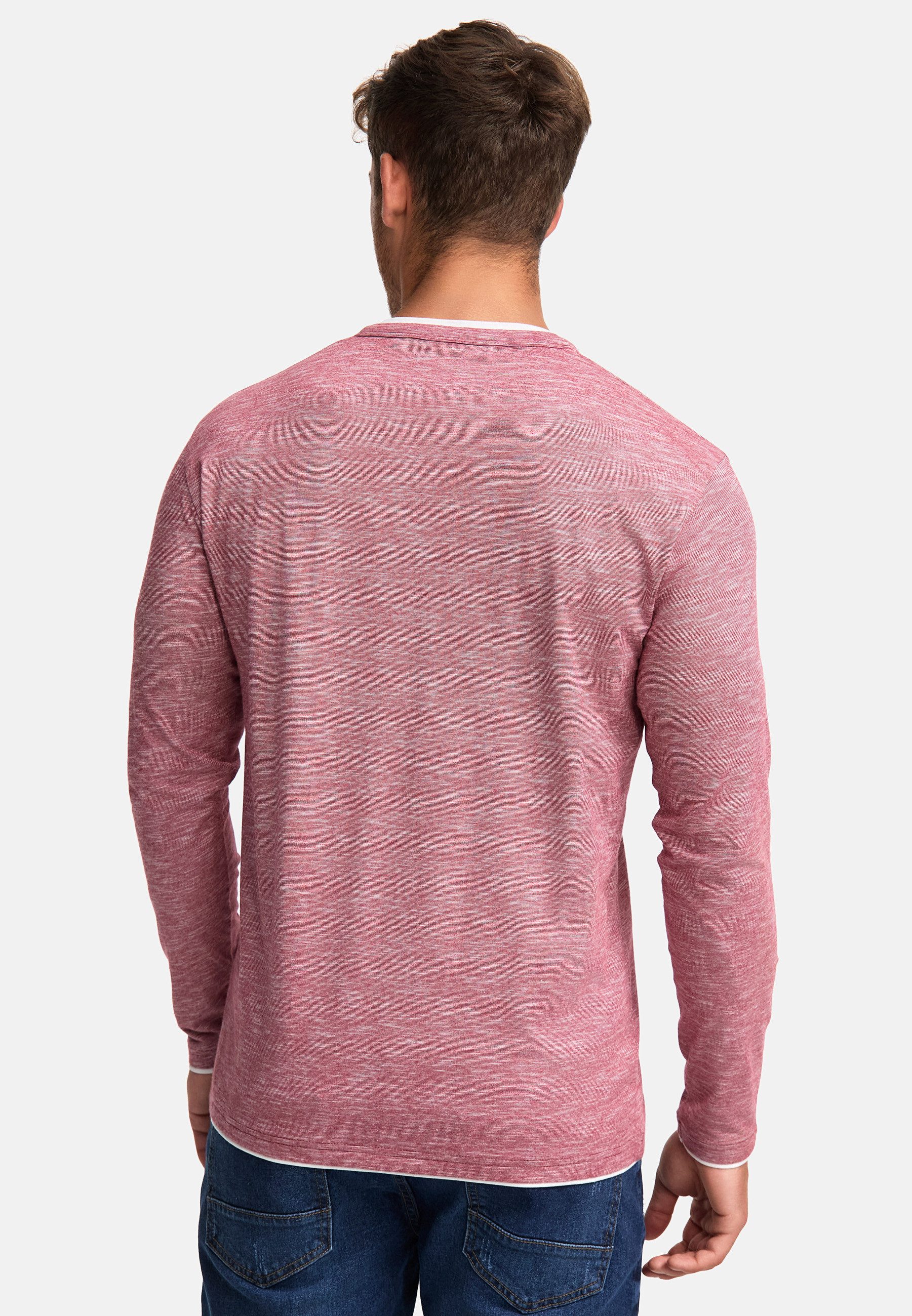 Indicode Langarmshirt Herren INColeson Shirt Langarm Herrenshirt Langarmshirt aus 100% Baumwolle