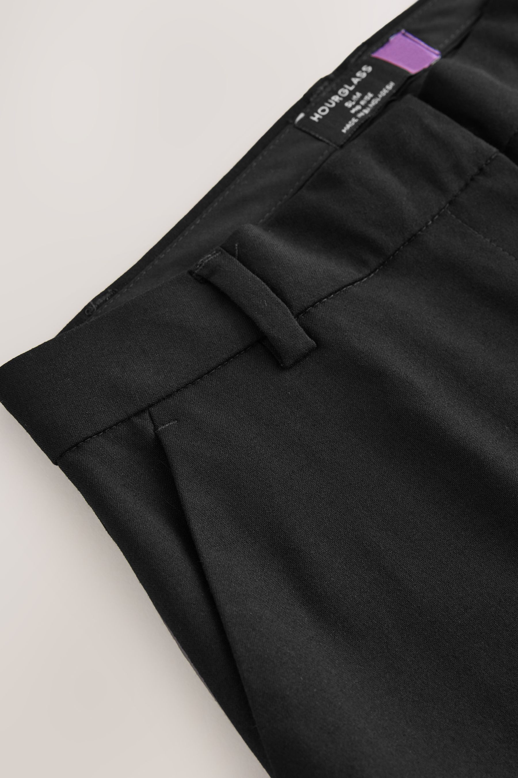 Next Stoffhose Elegante Slim Fit Hose mit Wollanteil, Petite (1-tlg)