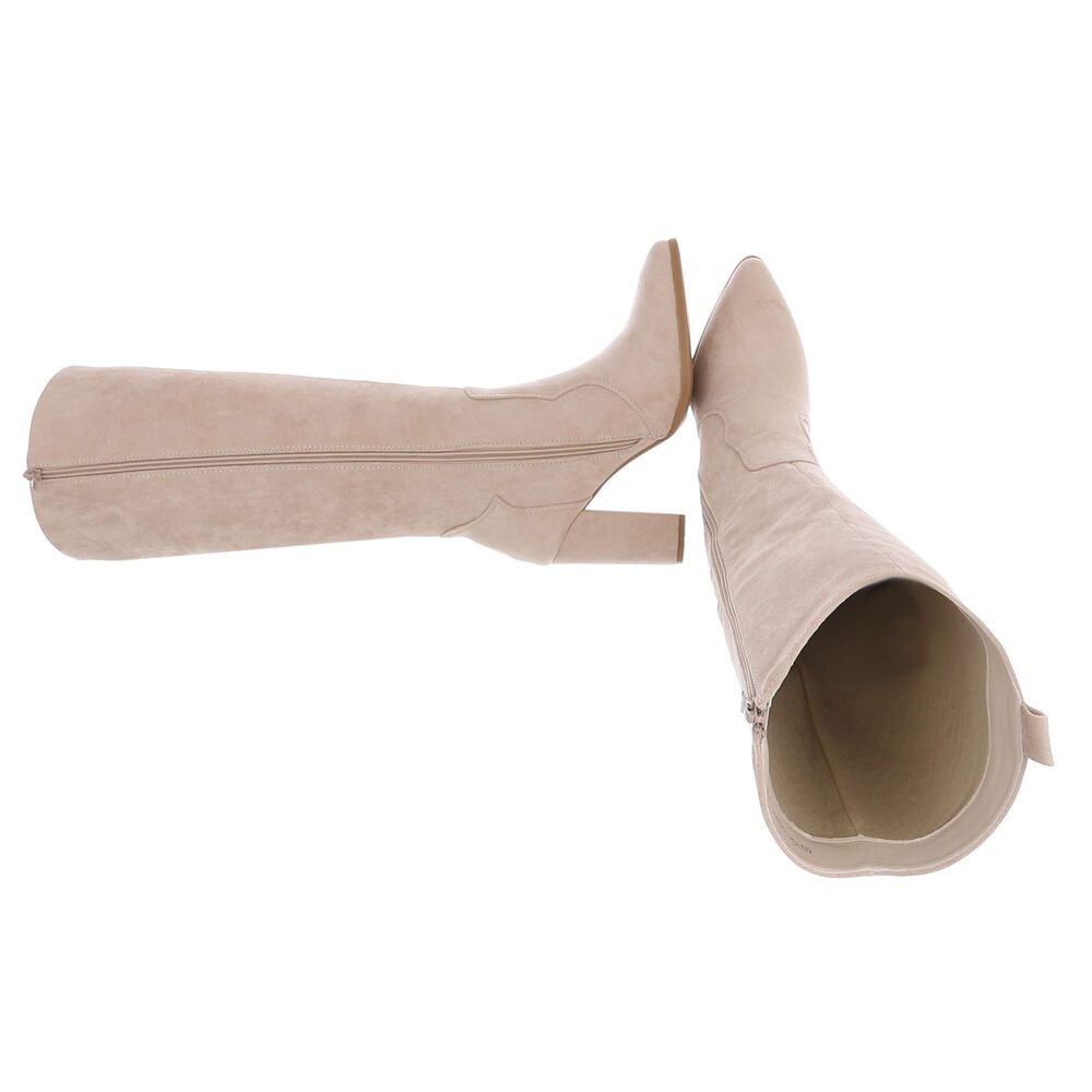 Ital-Design Elegante Damenstiefel mit Blockabsatz für Alltag und Freizeit H günstig online kaufen