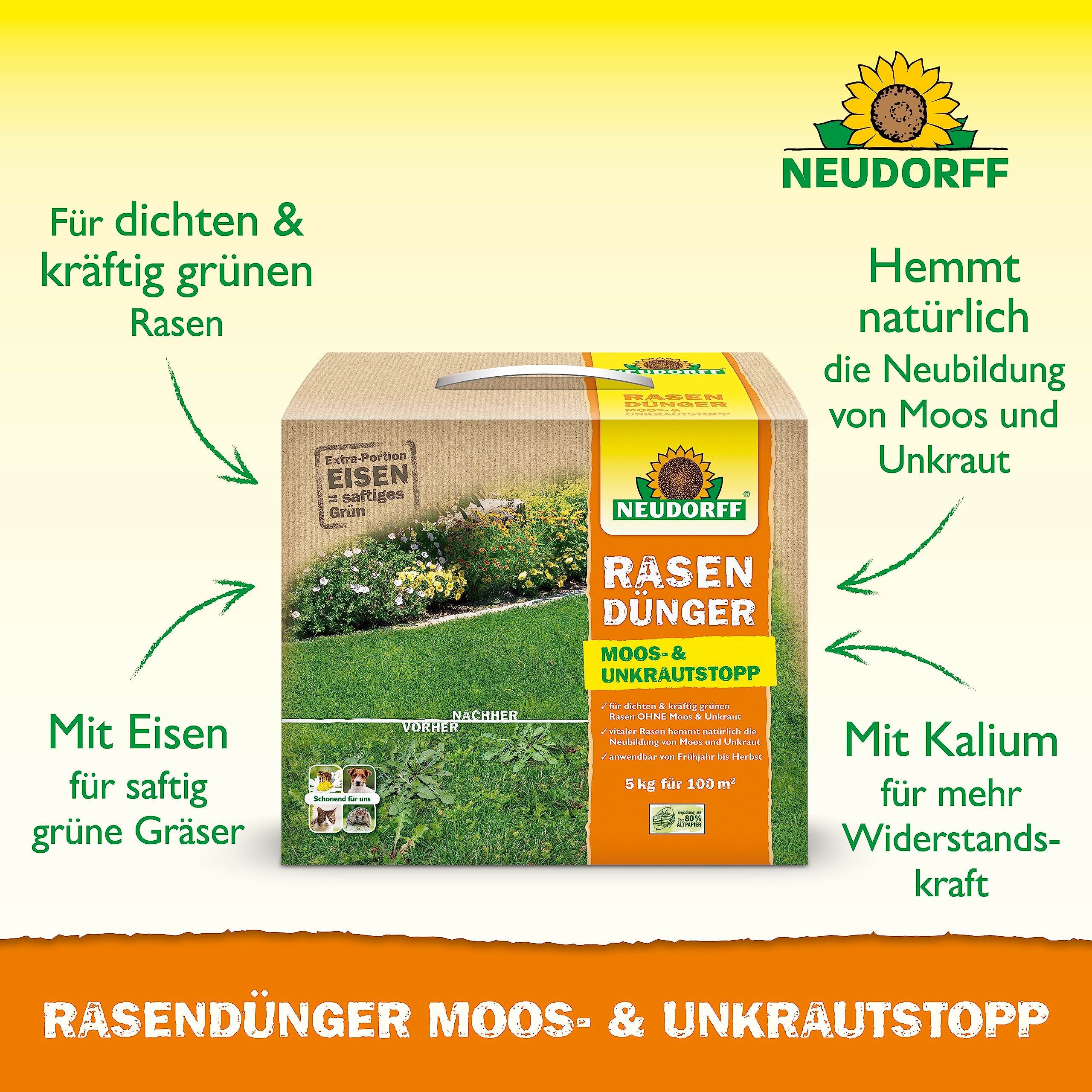 Neudorff Rasendünger RasenDünger Moos- & UnkrautStopp günstig online kaufen