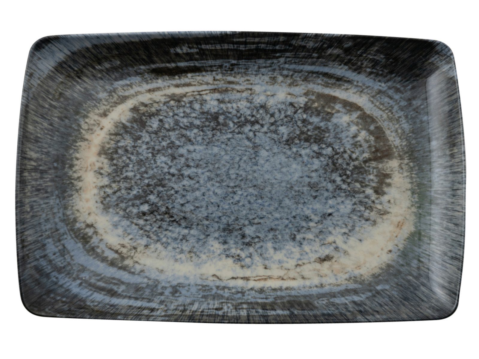 Rosenthal Servierplatte Arthur Krupp Stoneware Galaxy Neptune Platte 35x22cm, Steinzeug, (Platten)