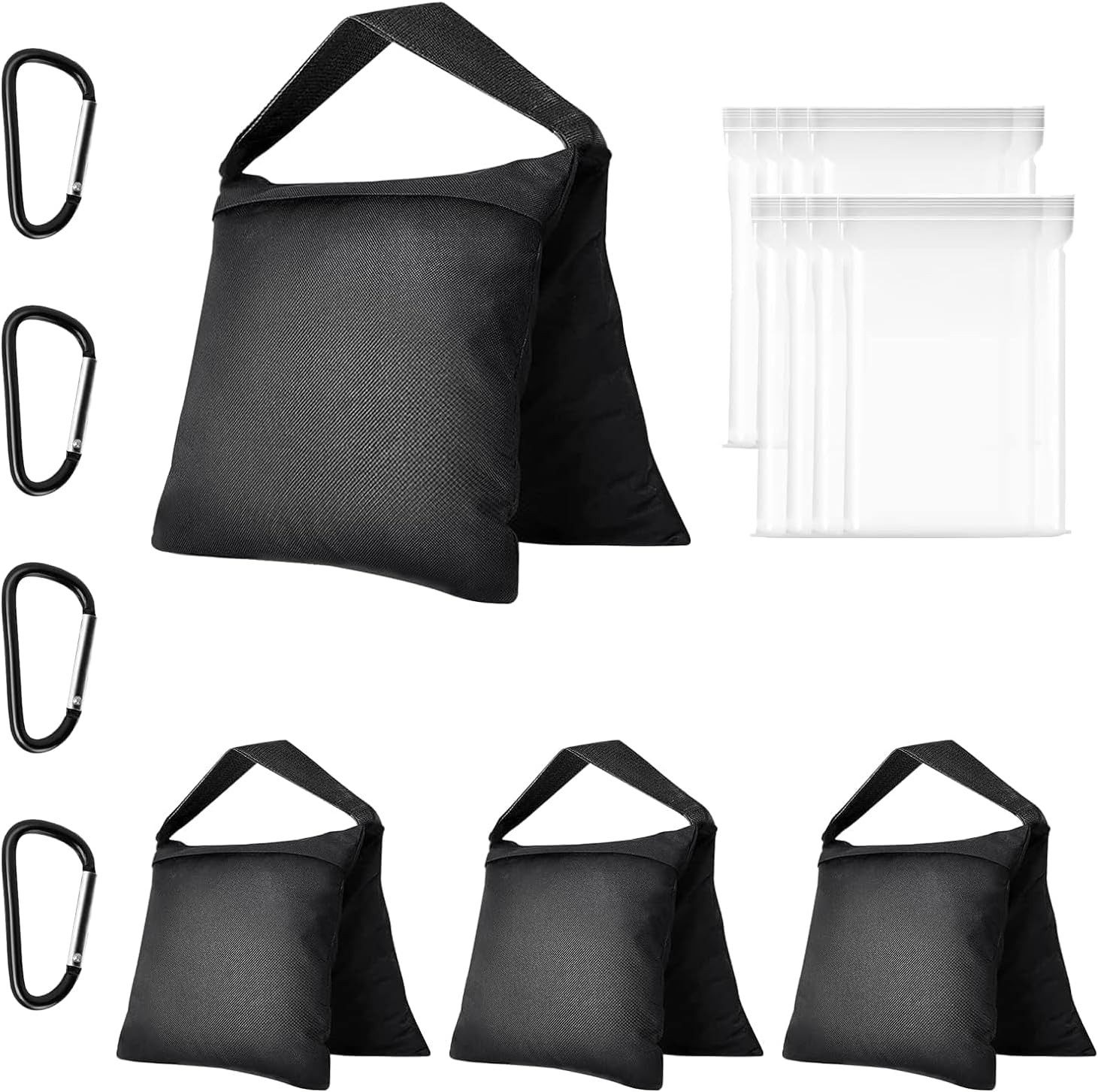 FELIXLEO Gartenmöbel-Schutzhülle 4 Stück Sandsäcke Sandbags 25×51 cm Nylon Gegengewichte (1-St)