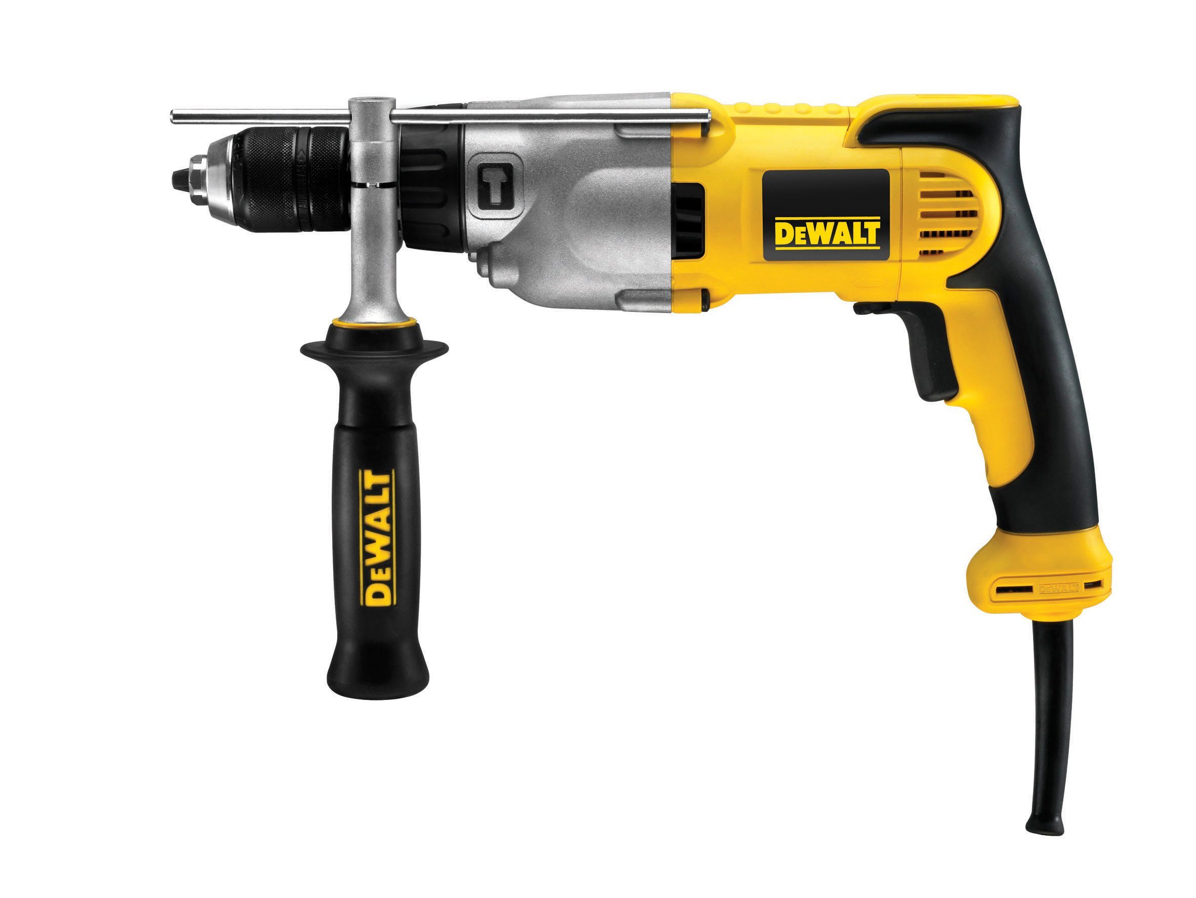 U/min, max. DeWalt Mechanische 3500,00 Kupplung, Zwei-Gang, Schlagbohrmaschine Robustes Vollmetall-Schnellspannbohrfutter DWD524KS-QS, Überlastreserven,