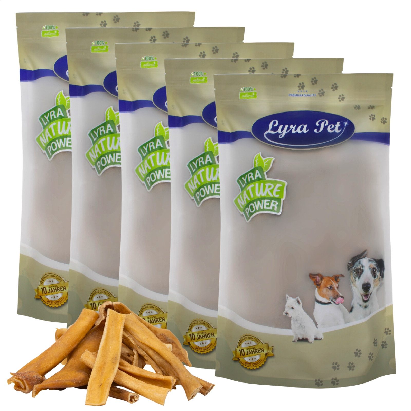 Lyra Pet 5 kg Lyra Pet® Rinderkopfhaut hellbraun, hell Rind, Kausnacks für: Hund
