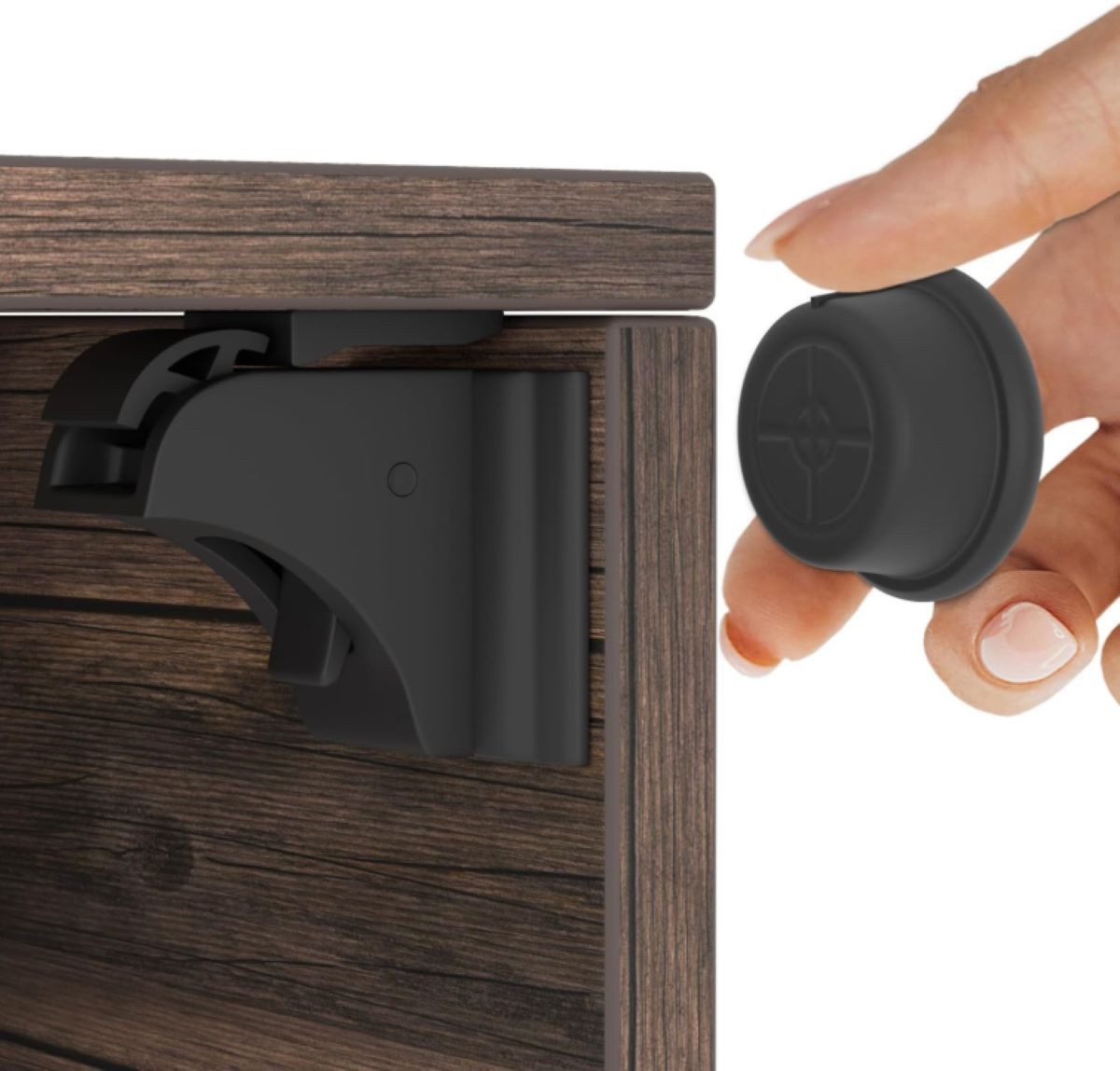 Hoffenbach Kindersicherung Magnetische Kindersicherung ohne Bohren mit 20 Schlösser+4 Schlüssel