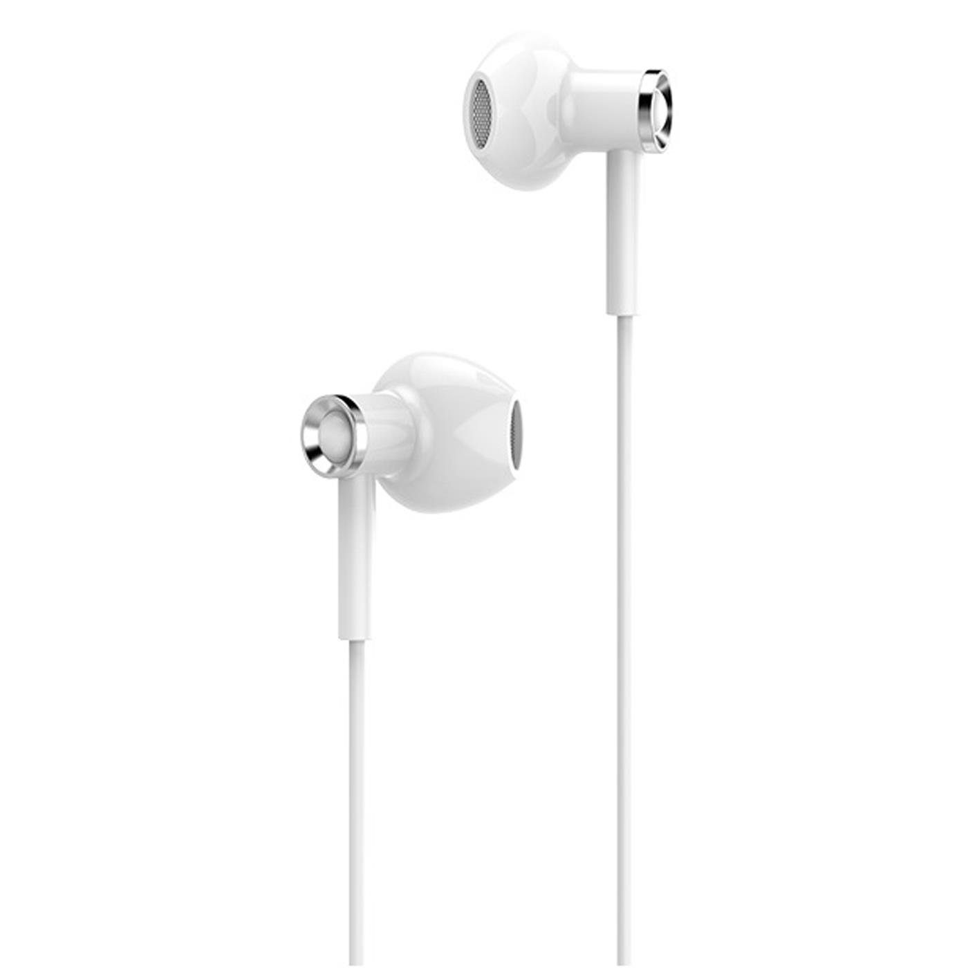 HOCO M47 Canorous 3,5mm Weiss Klinke Ear Beats) (Köpfhörer mit Mikrofon mm 3.5 In Smartphone-Headset Klinke Headset