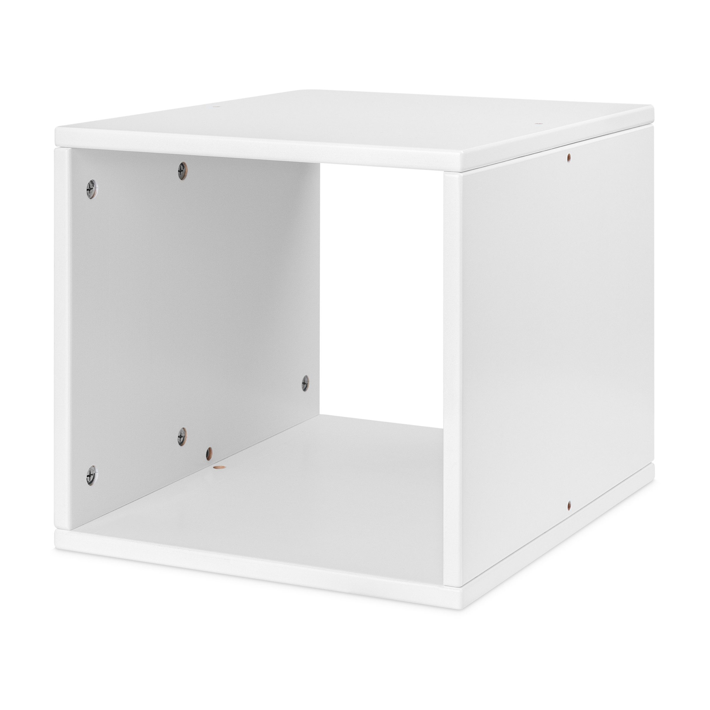 Ehrenkind Kinderregal Aufbewahrungssystem, Regalsystem modular, Klein 31.5 cm − 1 Fach Weiß Ohne Boxen, Offener Stauraum für selbstständiges Aufräumen