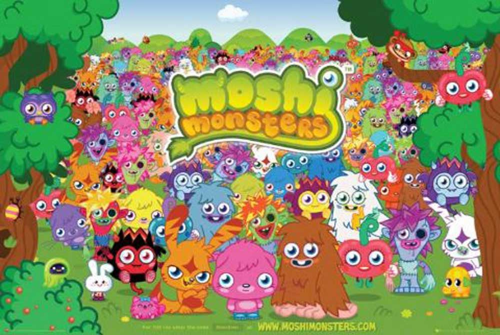 Poster Moshi Monsters - Poster - Landscape