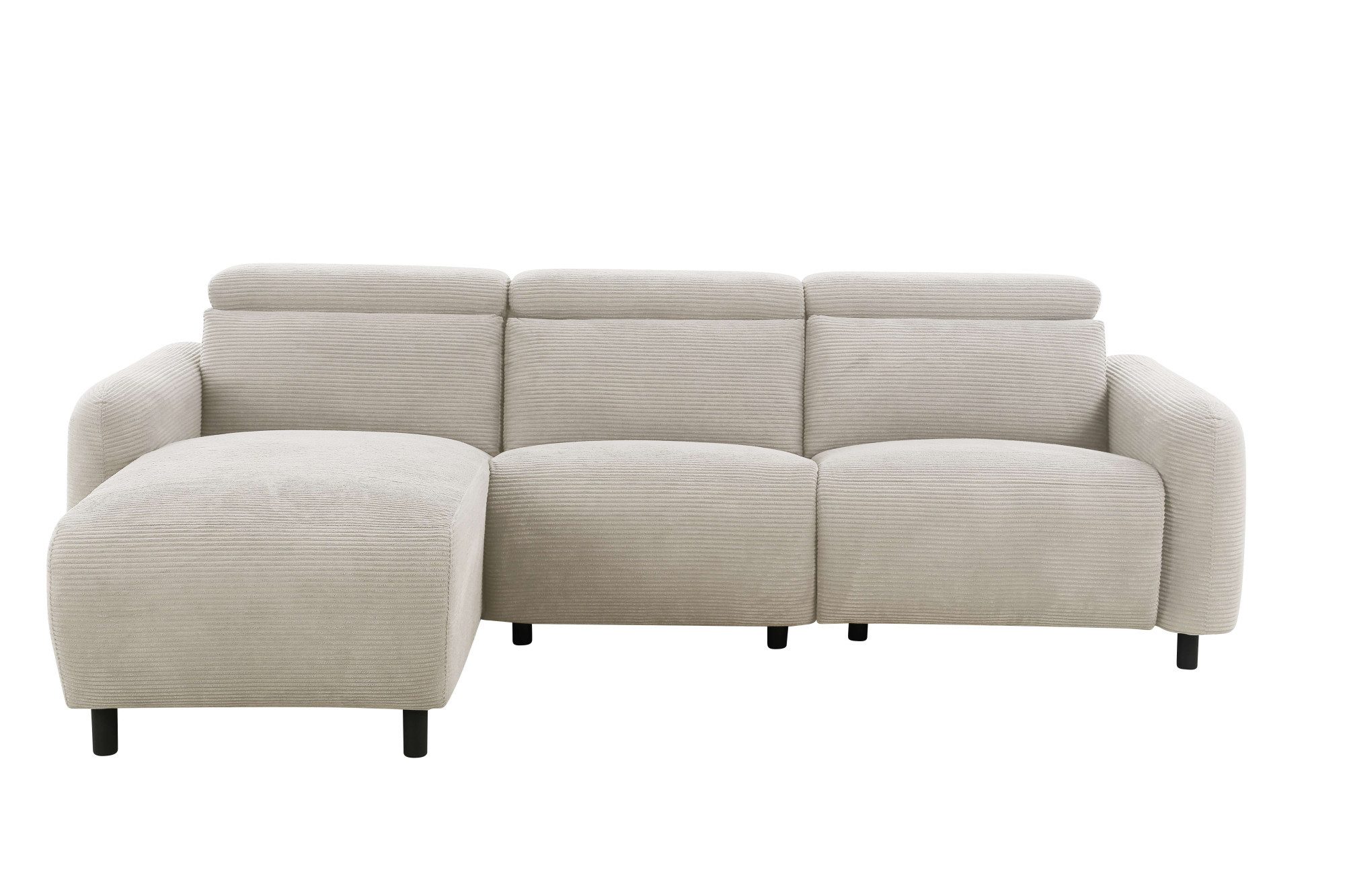 Home affaire Ecksofa SKAANE in Cord, L-Form, 274 cm, manuelle u. elektrisch günstig online kaufen