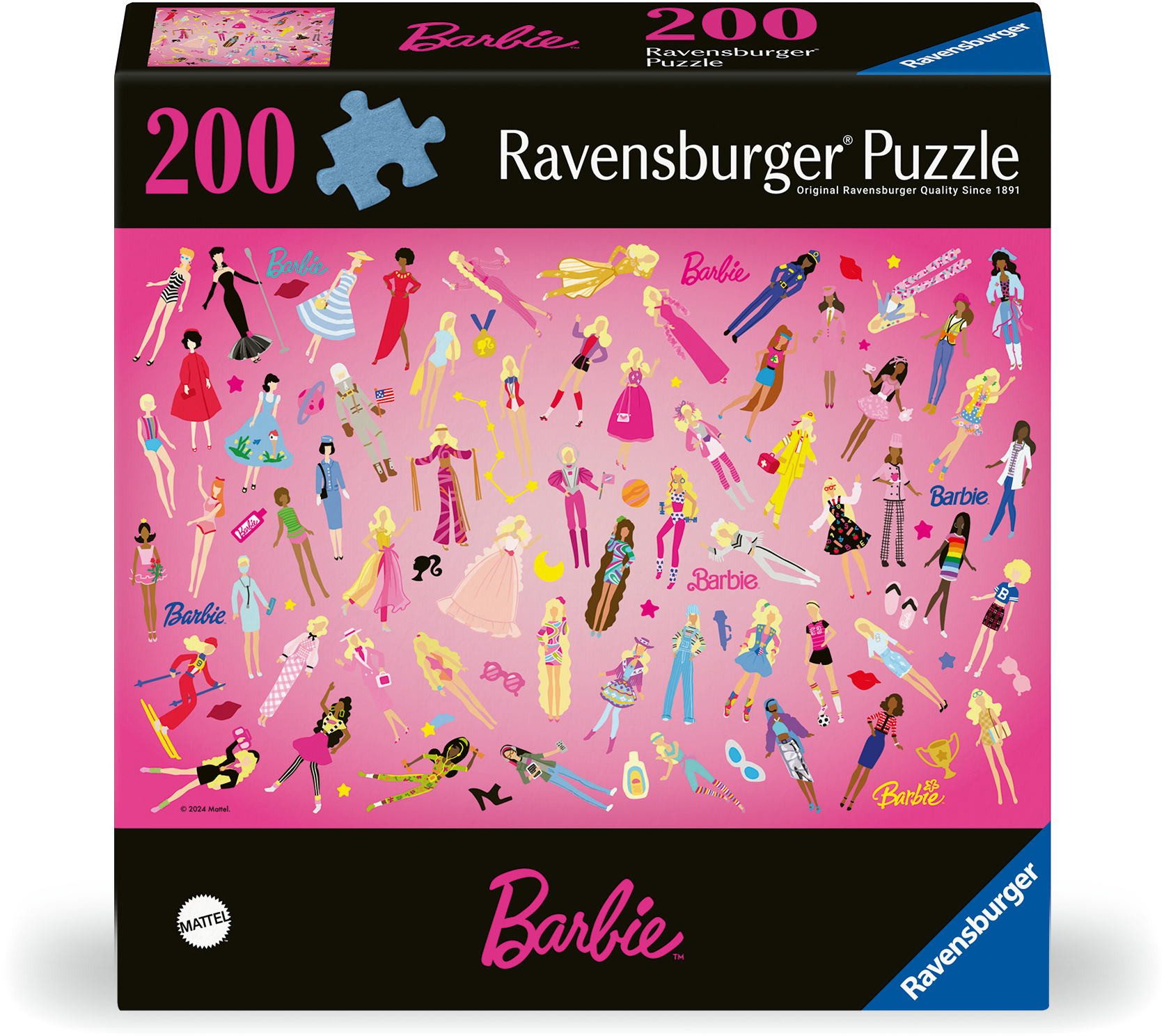 Ravensburger Puzzle 200 Teile Puzzle Moment Barbie Inspiring Girls Since 1959 12001492, Puzzleteile