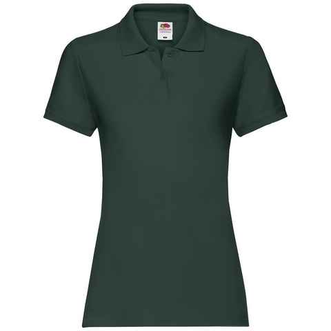 Fruit of the Loom Poloshirt Fruit of the Loom Premium Polo Lady-Fit