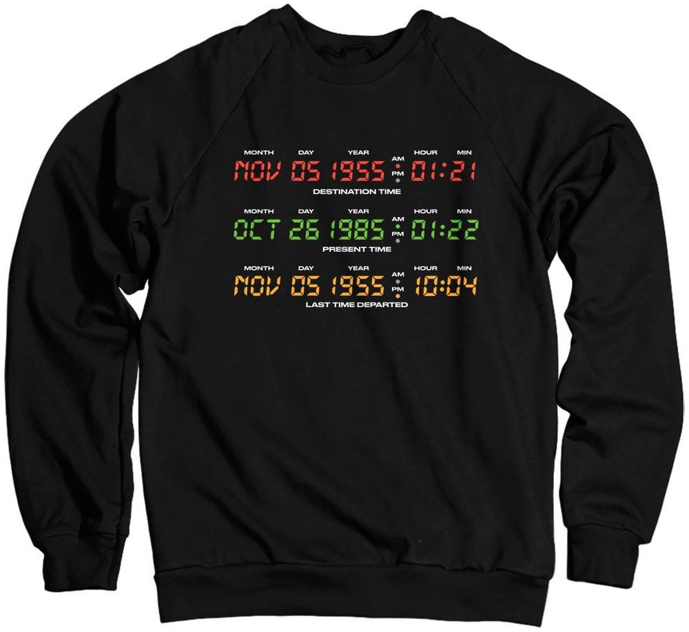 Back to the Future Rundhalspullover Delorean Display Sweatshirt