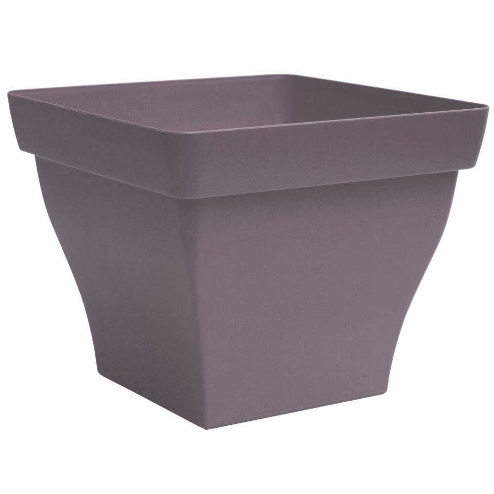 Blumentopf Romeo eckig Taupe 24 cm