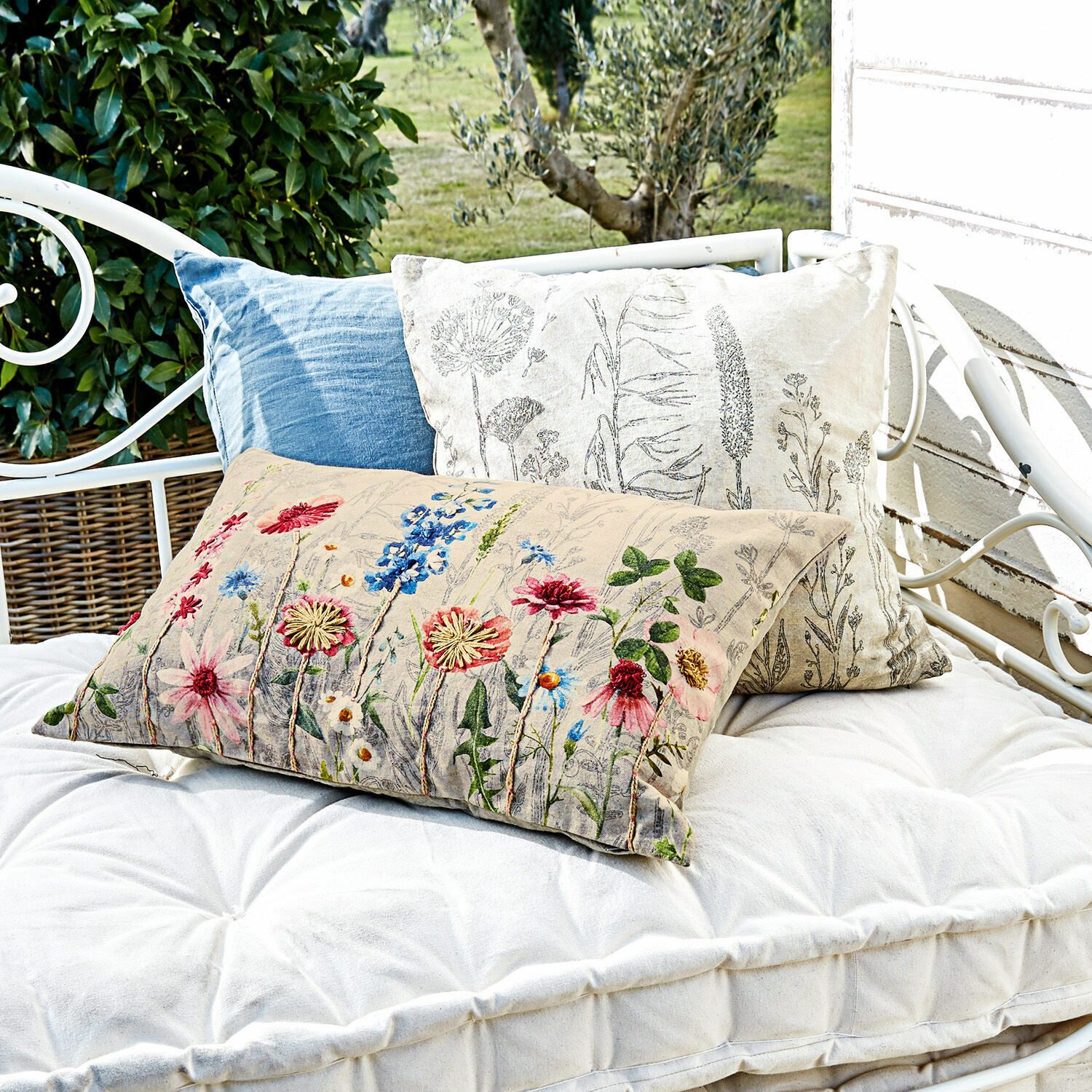 Mirabeau Kissenhülle Kissenhülle 2er Set Eleonoire bunt