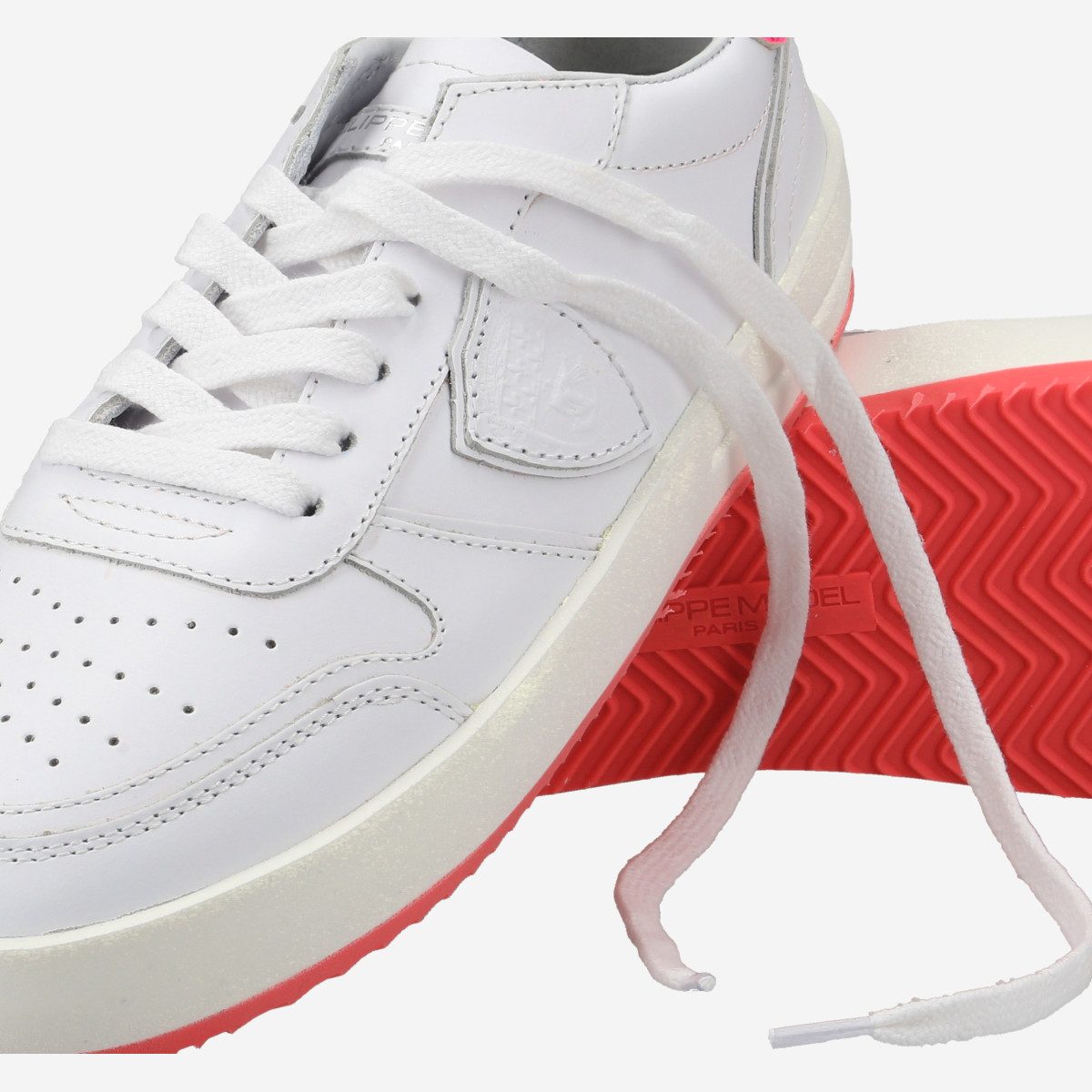 PHILIPPE MODEL Philippe Model NICE LOW, Sneaker, Weiß,kombiniert, Damen Sneaker