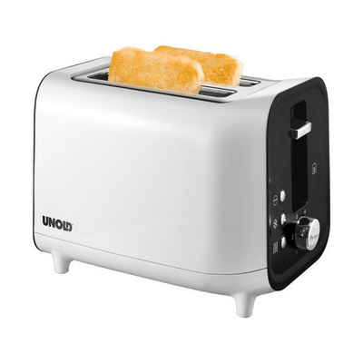 Unold Toaster 38410 Doppelschlitz-Toaster Shine, 800 W