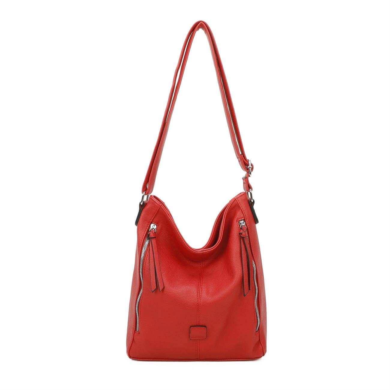 ITALYSHOP24 Schultertasche Damen Tasche Shopper Crossbody günstig online kaufen