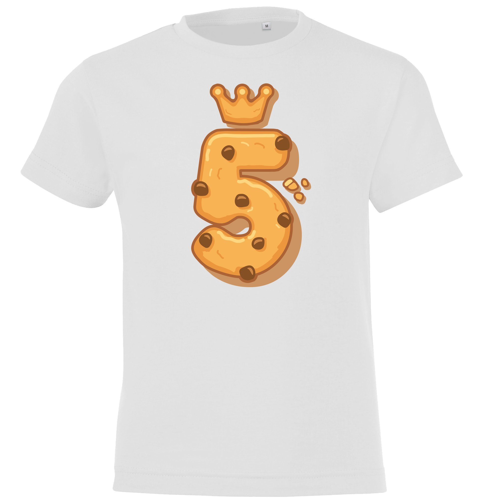 Youth Designz T-Shirt 5 Jahre Alt Geburtstags T-Shirt für Jungen und Mädchen mit lustigem Frontprint Weiß