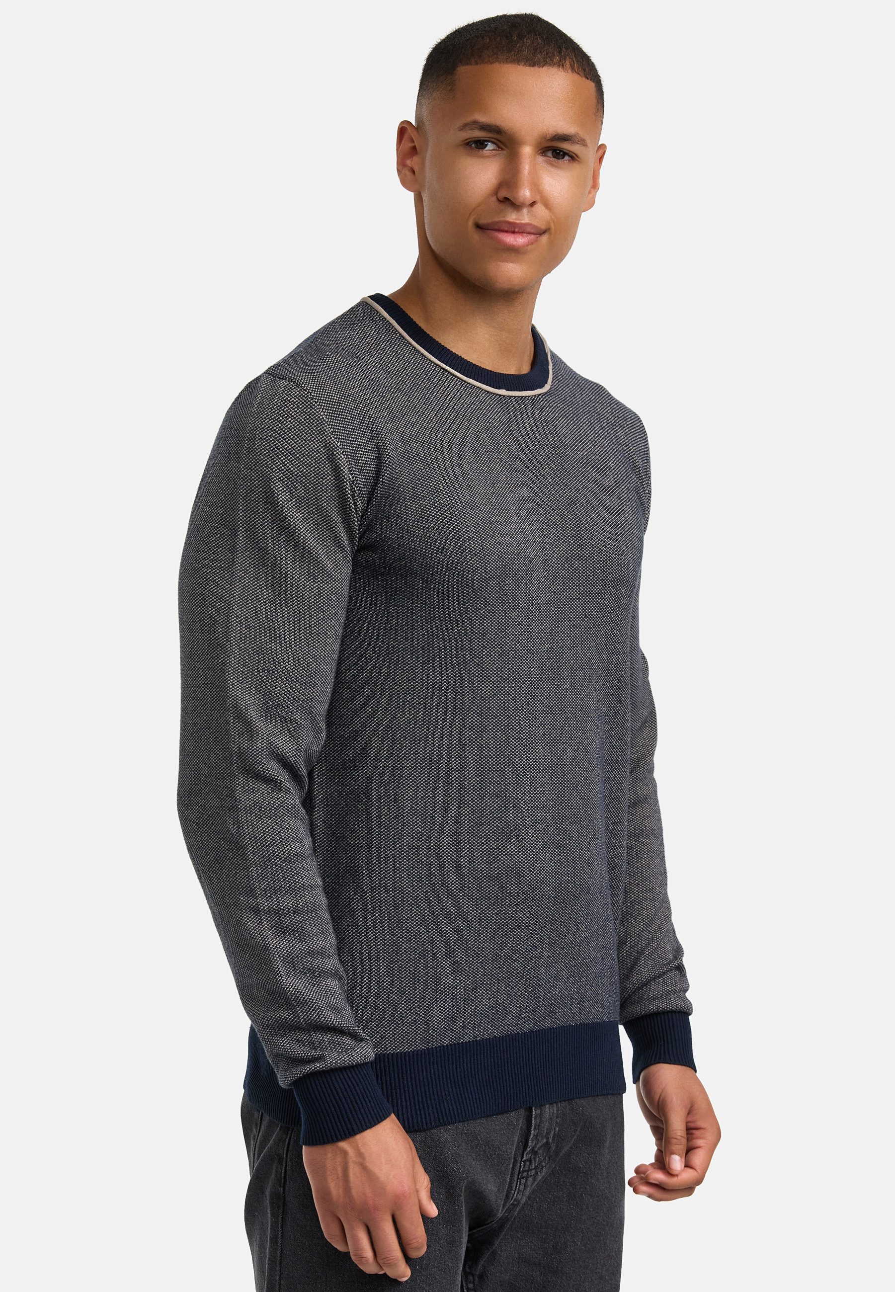 Indicode Strickpullover Herren INPallboy Pullover Herrenpullover