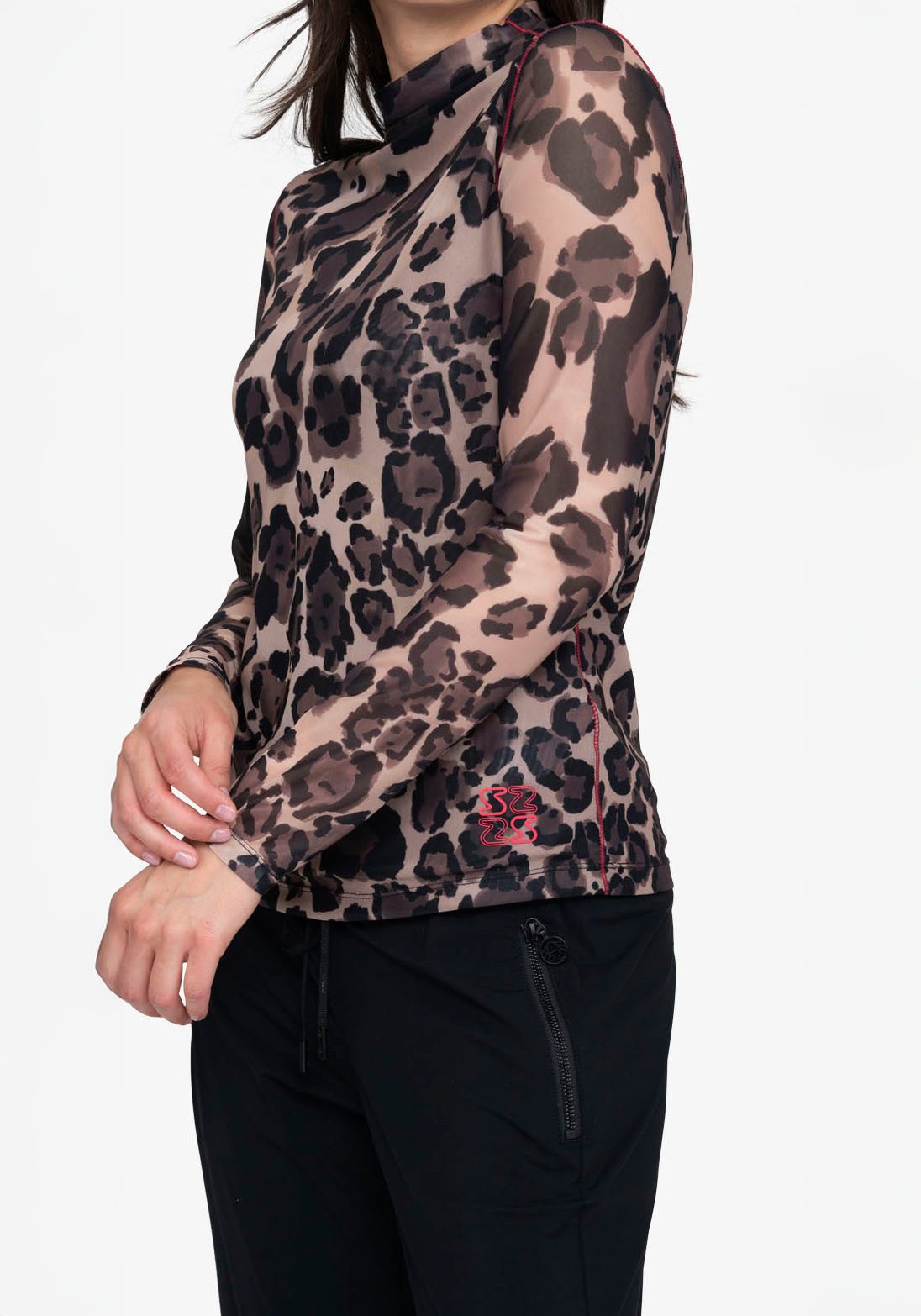Sportalm Kitzbühel Langarmshirt mit Animalprint günstig online kaufen