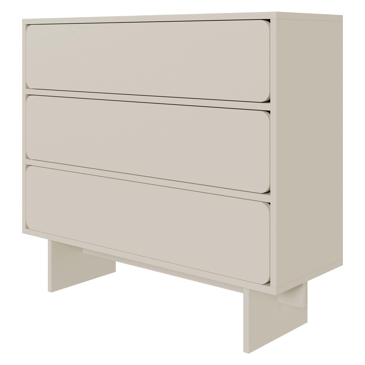 Selsey Kommode WUWU, mit 3 Schubladen, greige, 101 cm breit