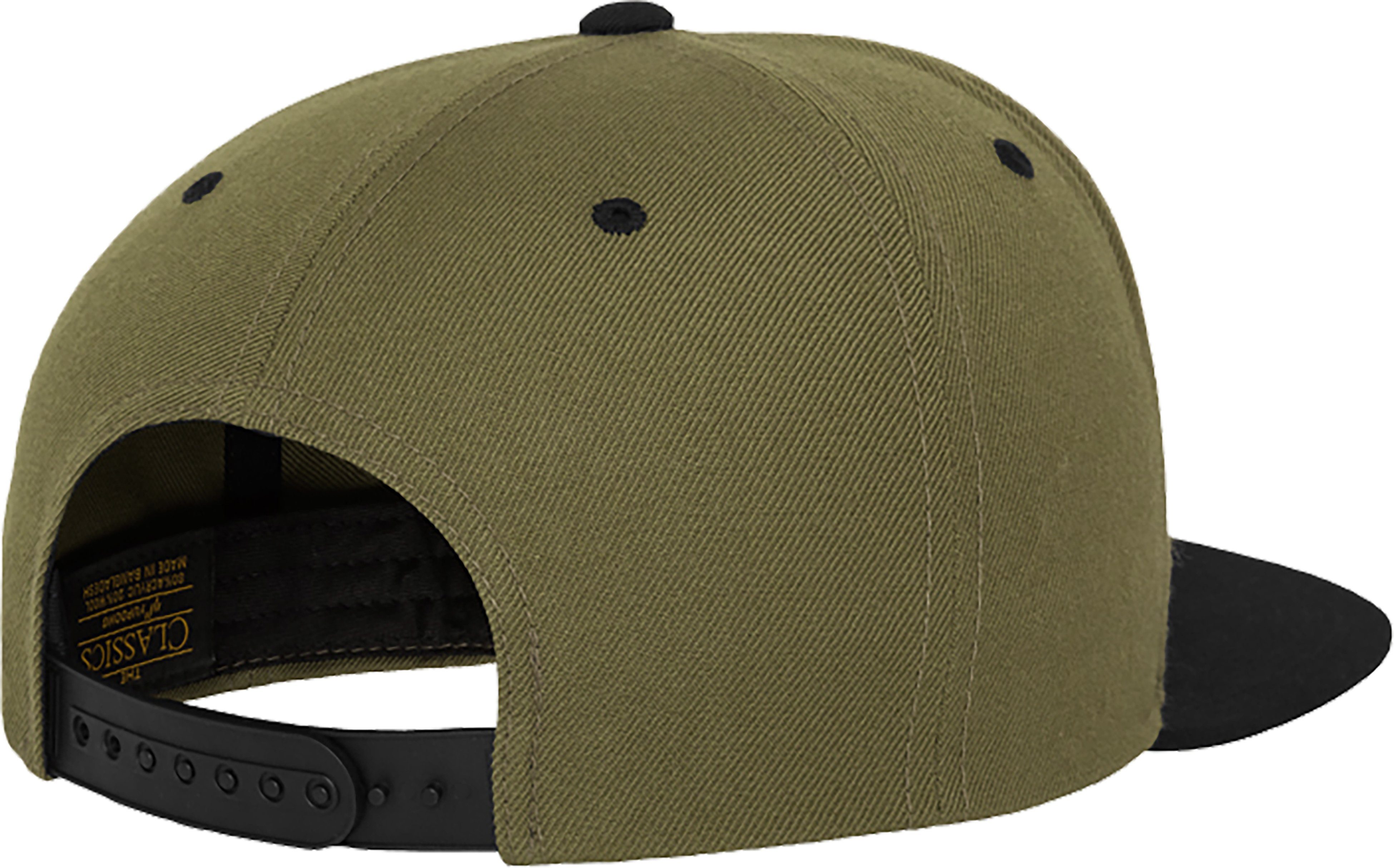Baddery Snapback Cap Flexfit Outdoor Cap "Polygon Fuchs" - für Jagd, Wandern und Klettern, Stick, One Size Einheitsgröße, Snapback-Verschluss