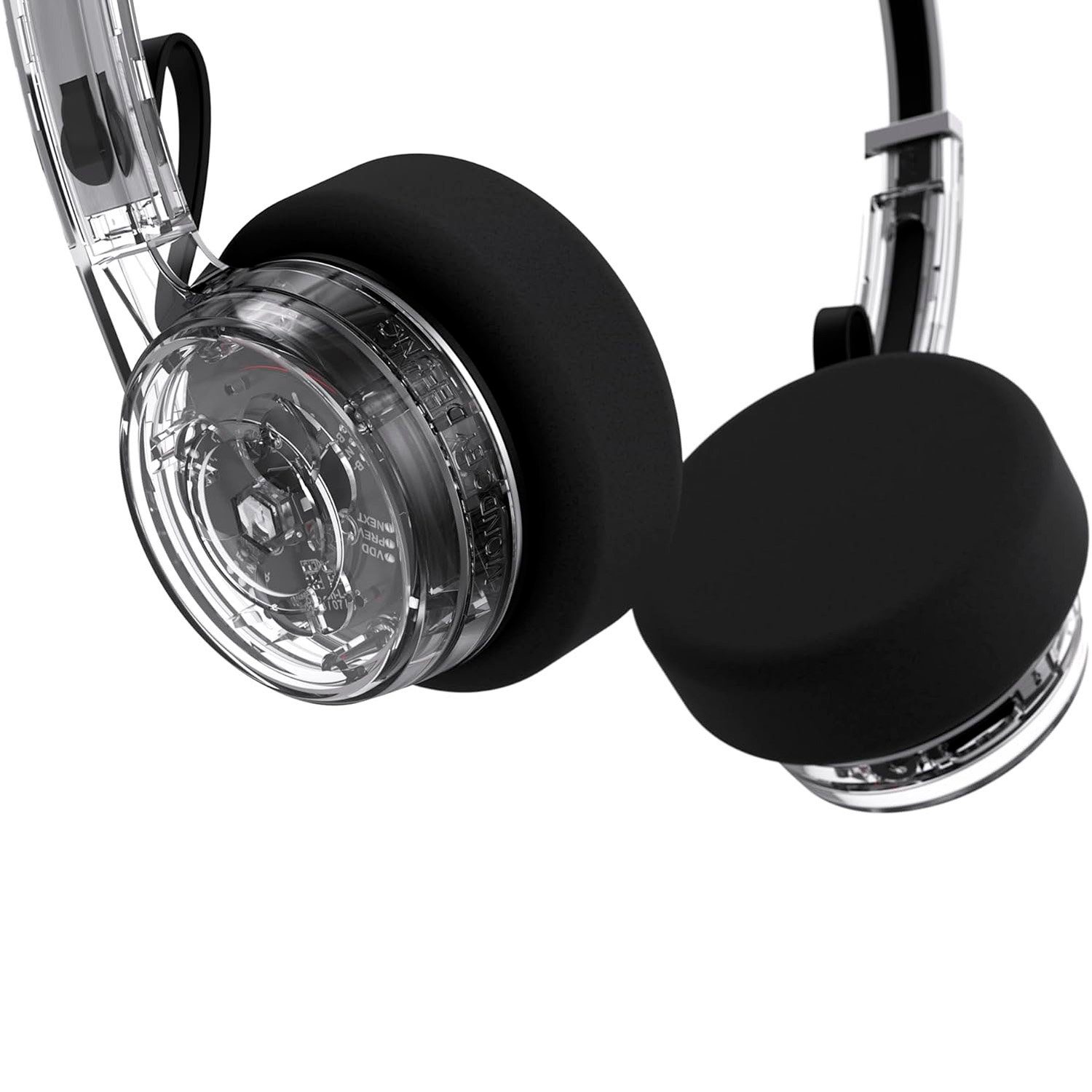 Defunc Mondo by Defunc - On-Ear Bluetooth Kopfhörer Transparent Clear wireless In-Ear-Kopfhörer