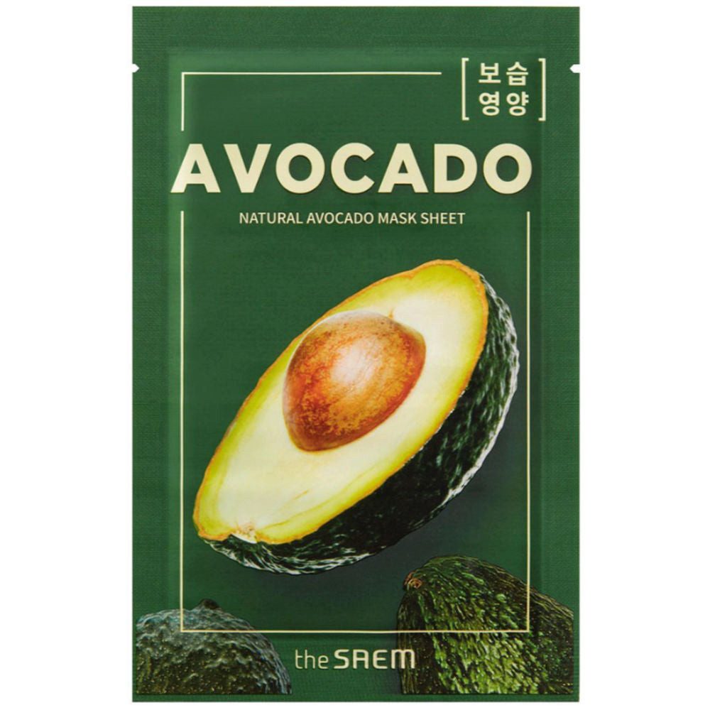 The Saem Gesichtsmaske the SAEM, Natural Avocado Mask Sheet - 21 ml