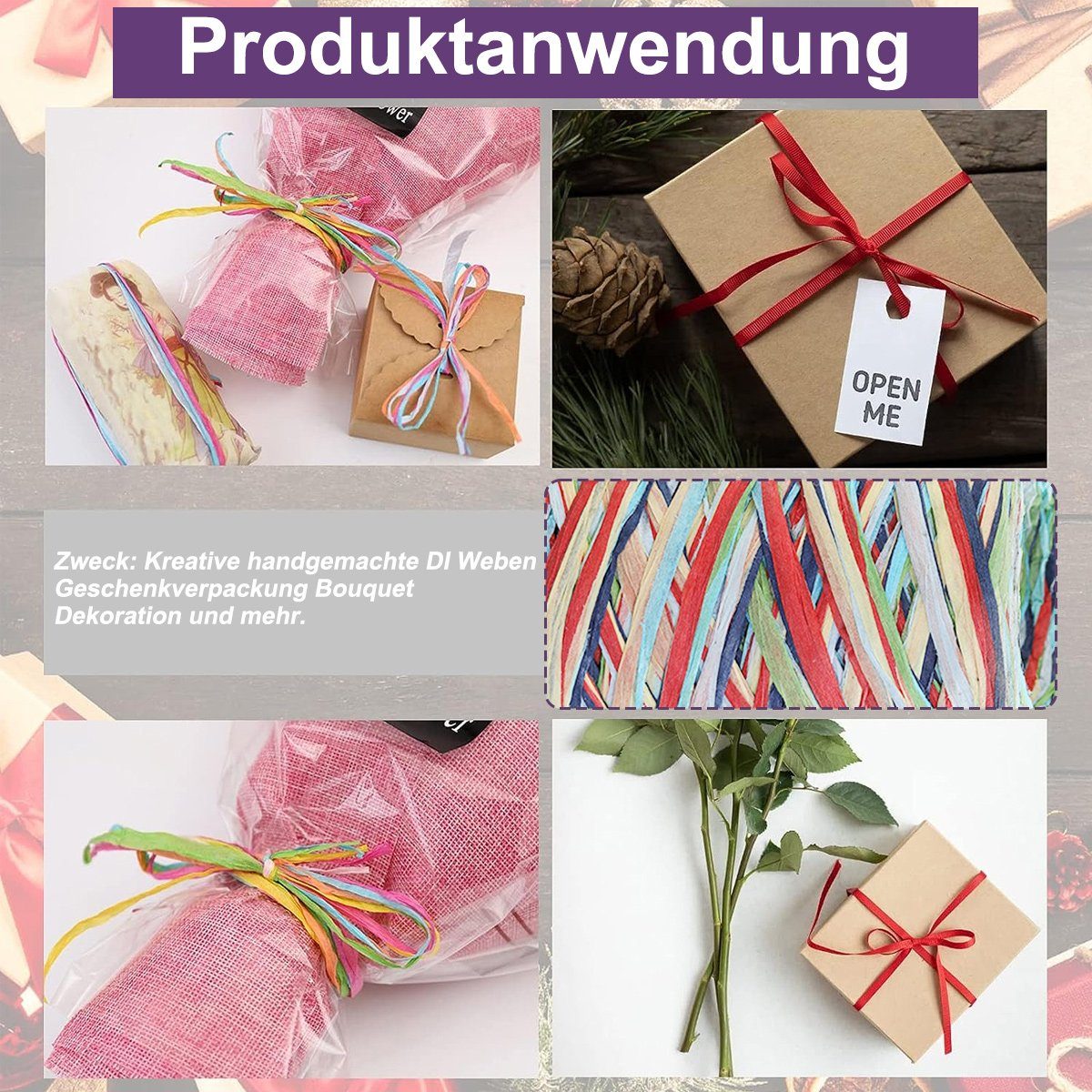 Zum Häkeln,Verpackung,DIY Jormftte Von Rot2 Geschenkband Verpacken Geschenken,Zum Bastband