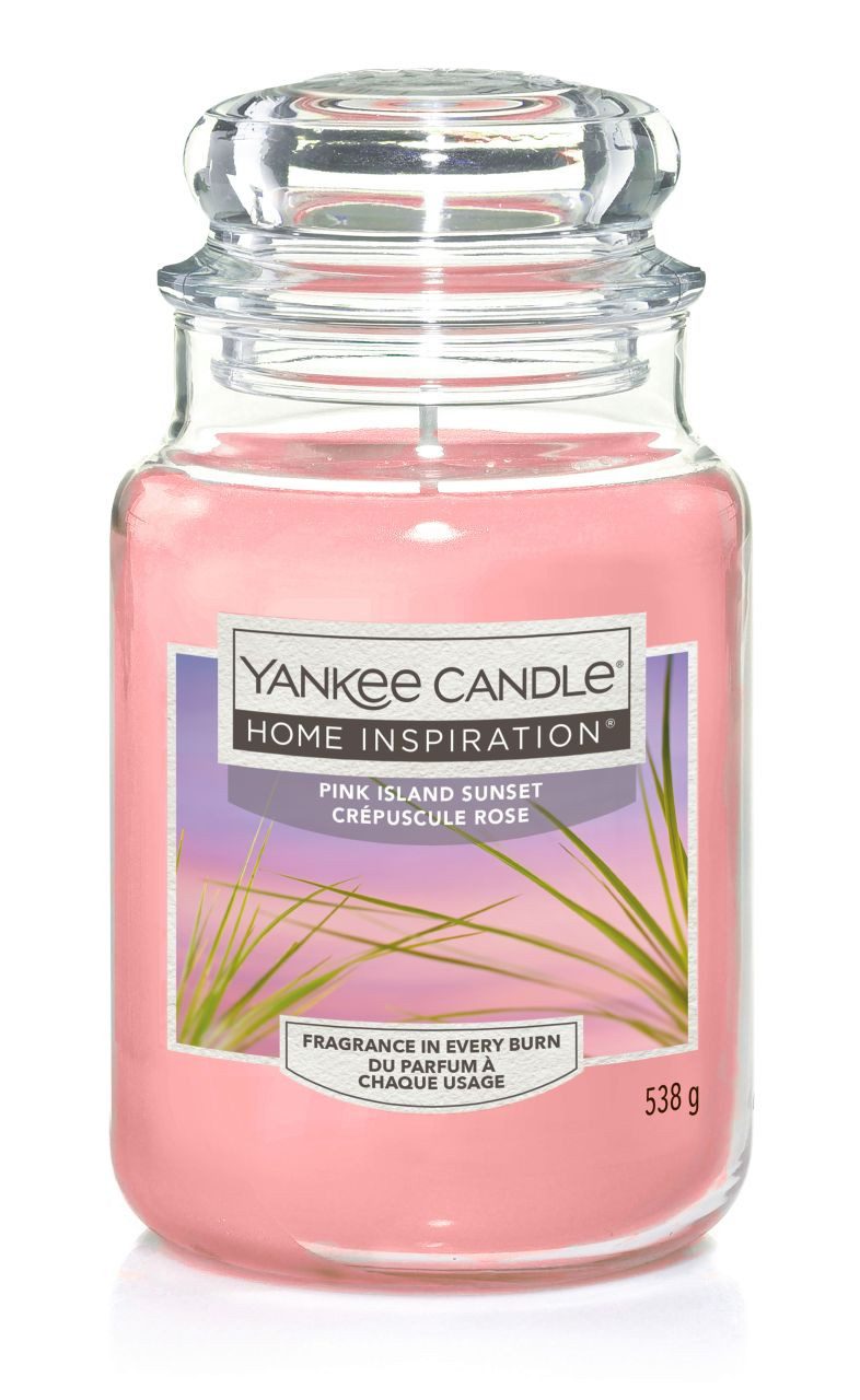 Yankee Candle Duftkerze Yankee Candle Duftkerze Großes Glas Pink Island