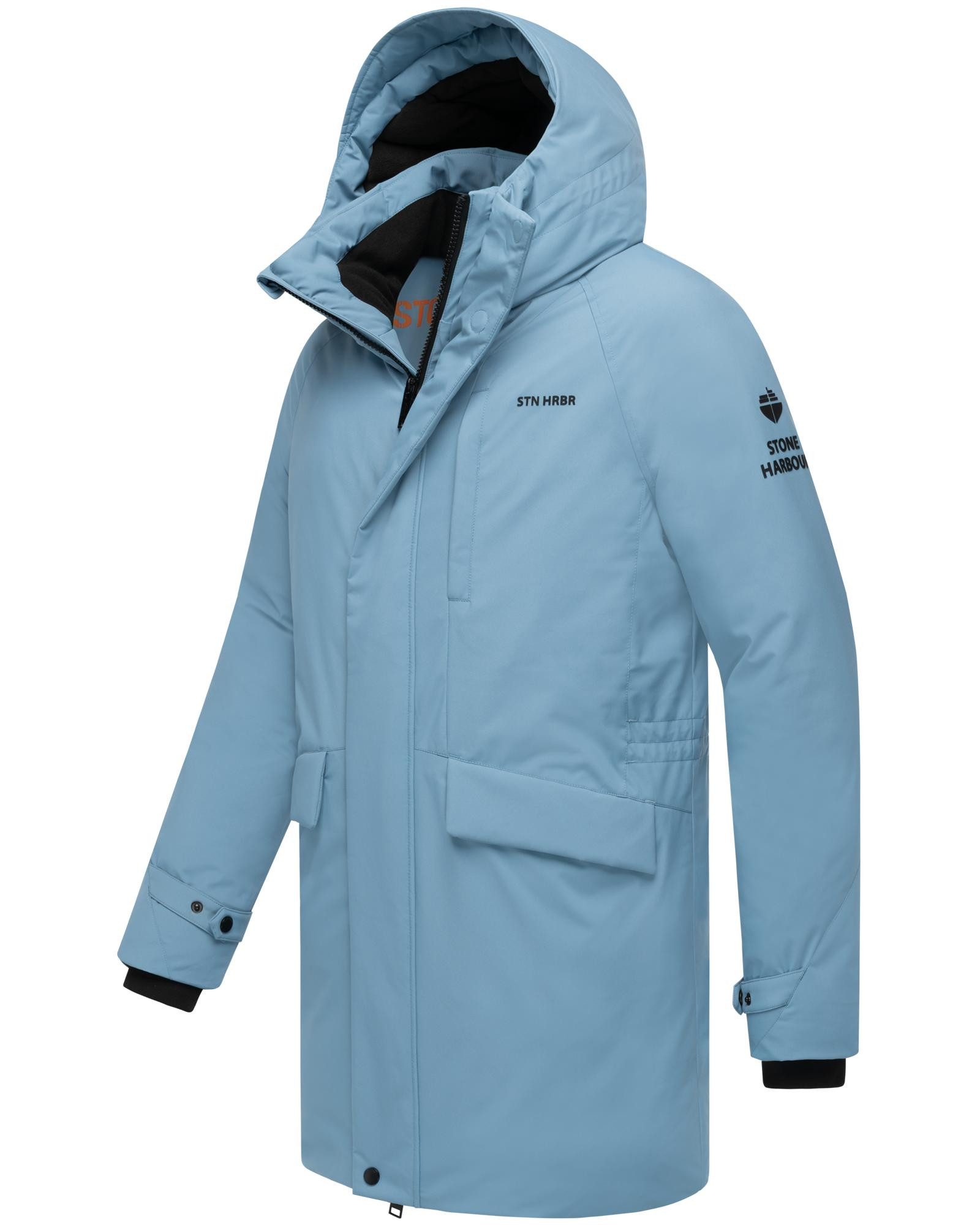 Stone Harbour Wintermantel Emriis XX Warmer Herren Mantel mit Magnet-Knöpfen