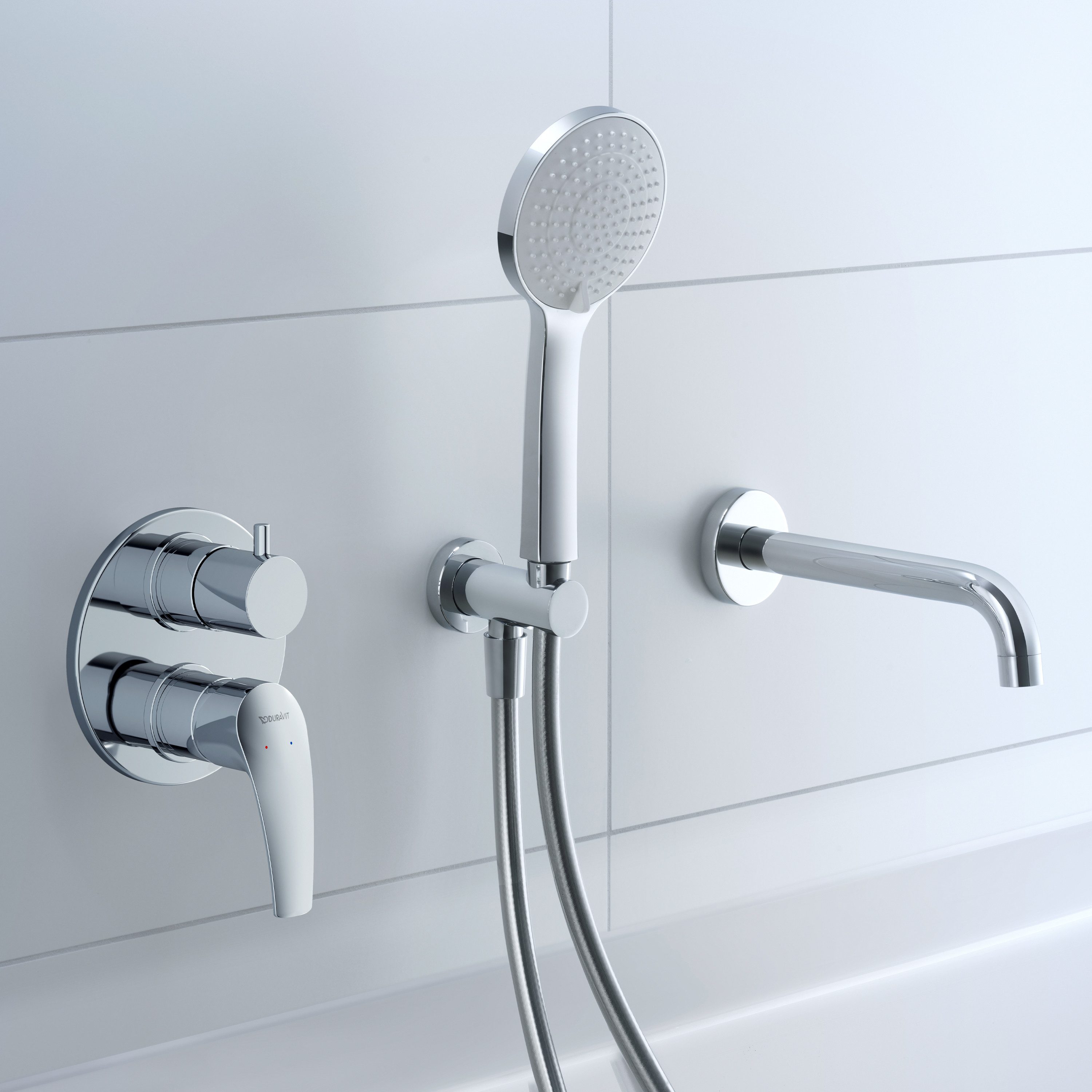 Duravit Wannenarmatur DuraVelez Wanne UP Wannenarmatur Unterputz 2 Verbraucher DuraVelez