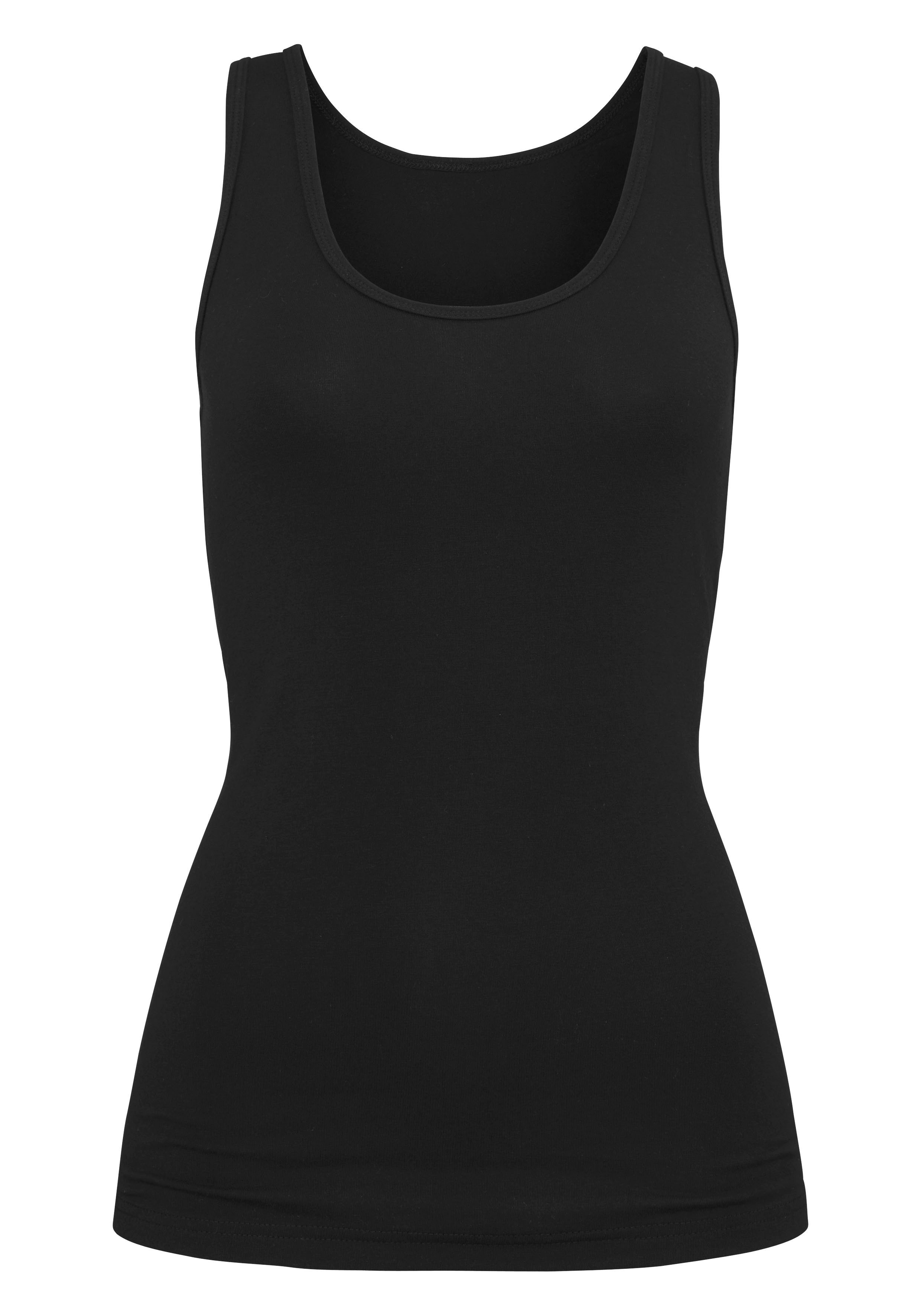 H.I.S Unterhemd (2er-Pack) aus elastischer Baumwoll-Qualität, Tanktop, Unterziehshirt – Bild 3 von 5
