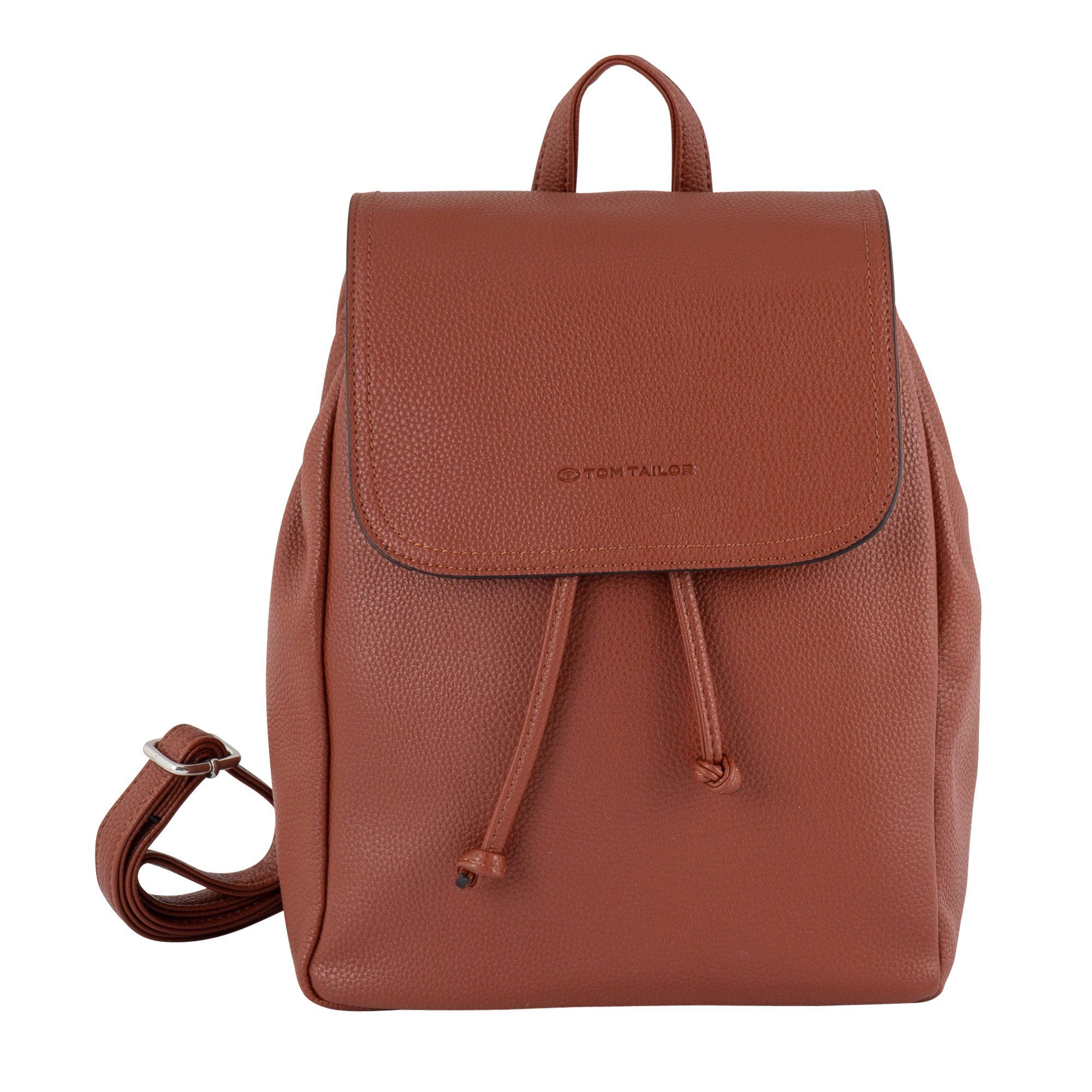 Cityrucksack TAILOR Design cognac im TOM zeitlosem TINNA,